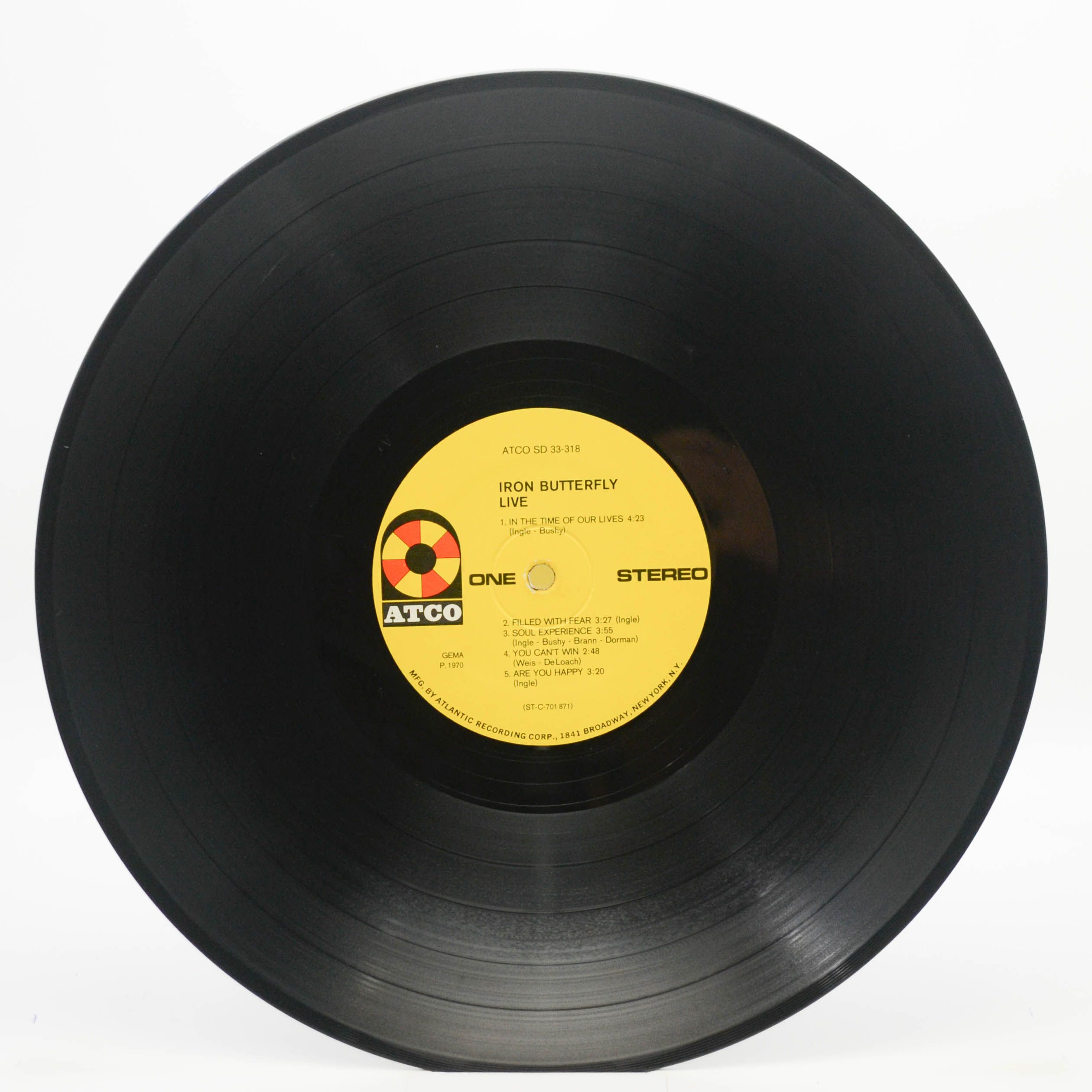 Iron Butterfly — Live, 1970