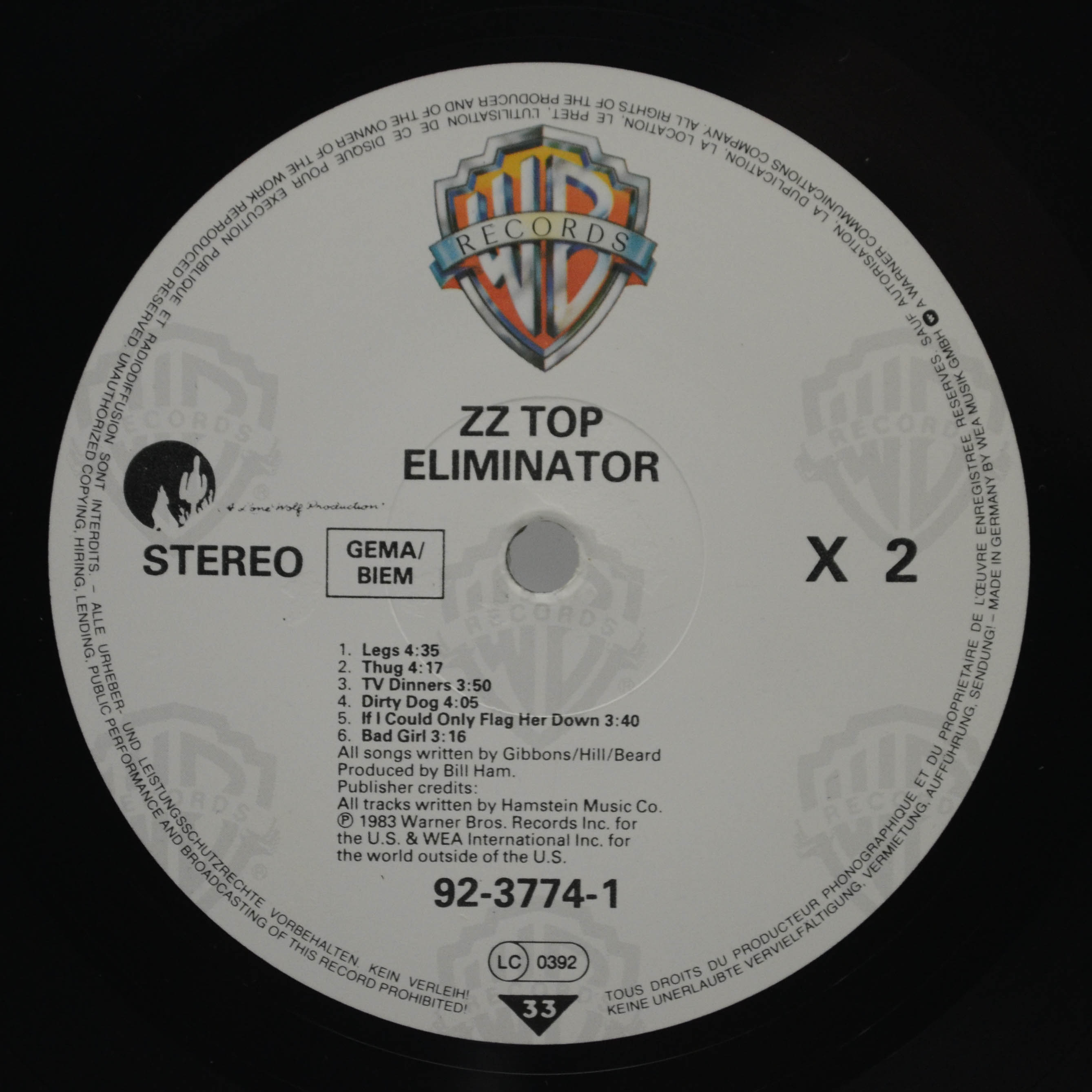 ZZ Top — Eliminator, 1983