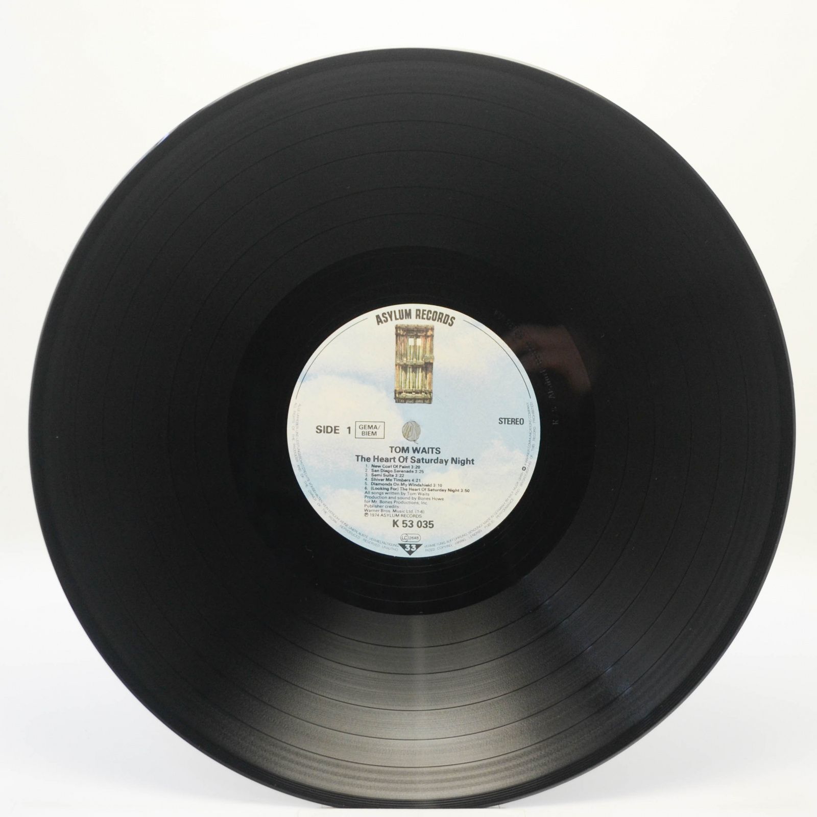 Tom Waits — The Heart Of Saturday Night, 1974