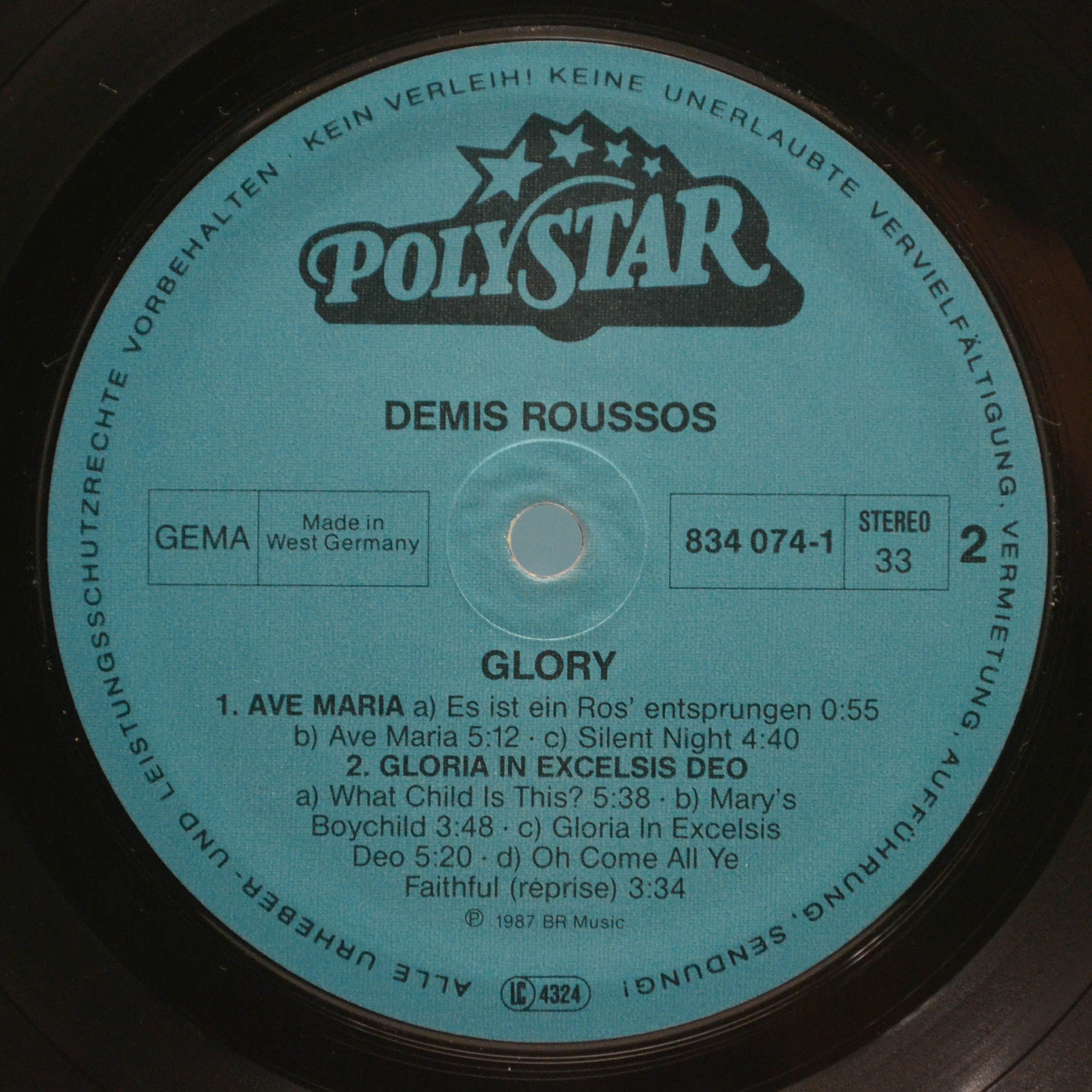 Demis Roussos — Glory - The Christmas Album, 1987