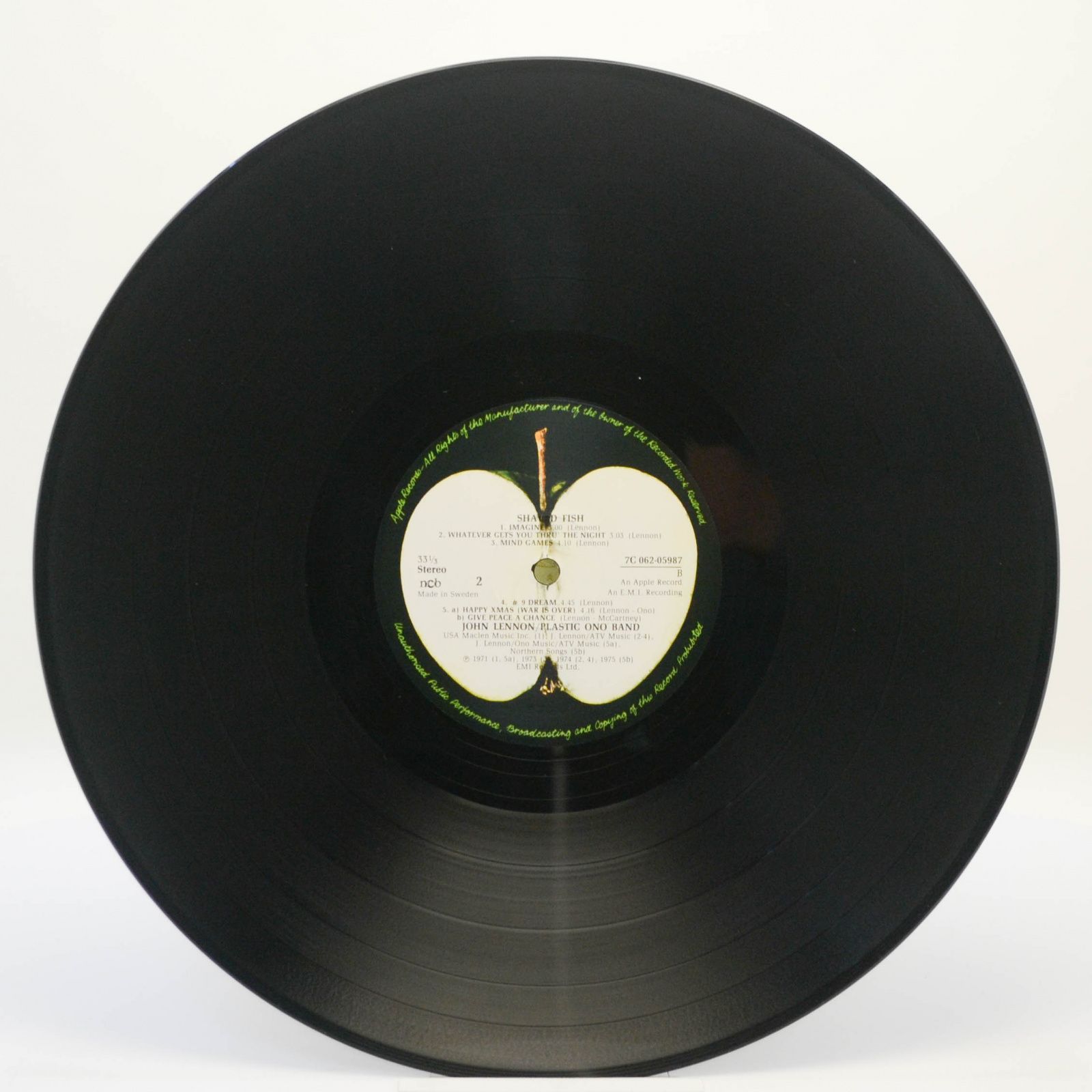 Lennon, Plastic Ono Band — Shaved Fish, 1975