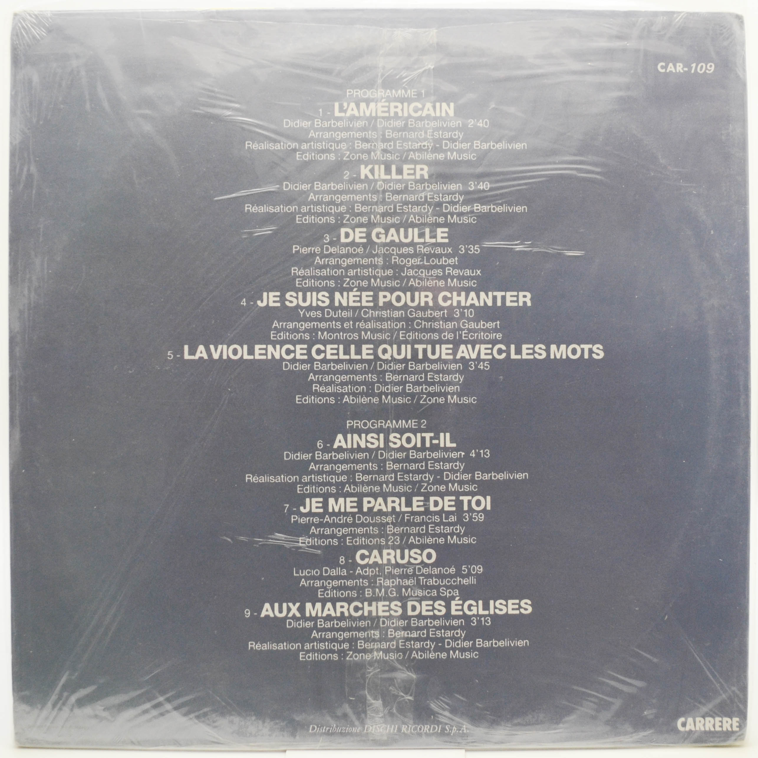 Mireille Mathieu — L' Américain, 1989