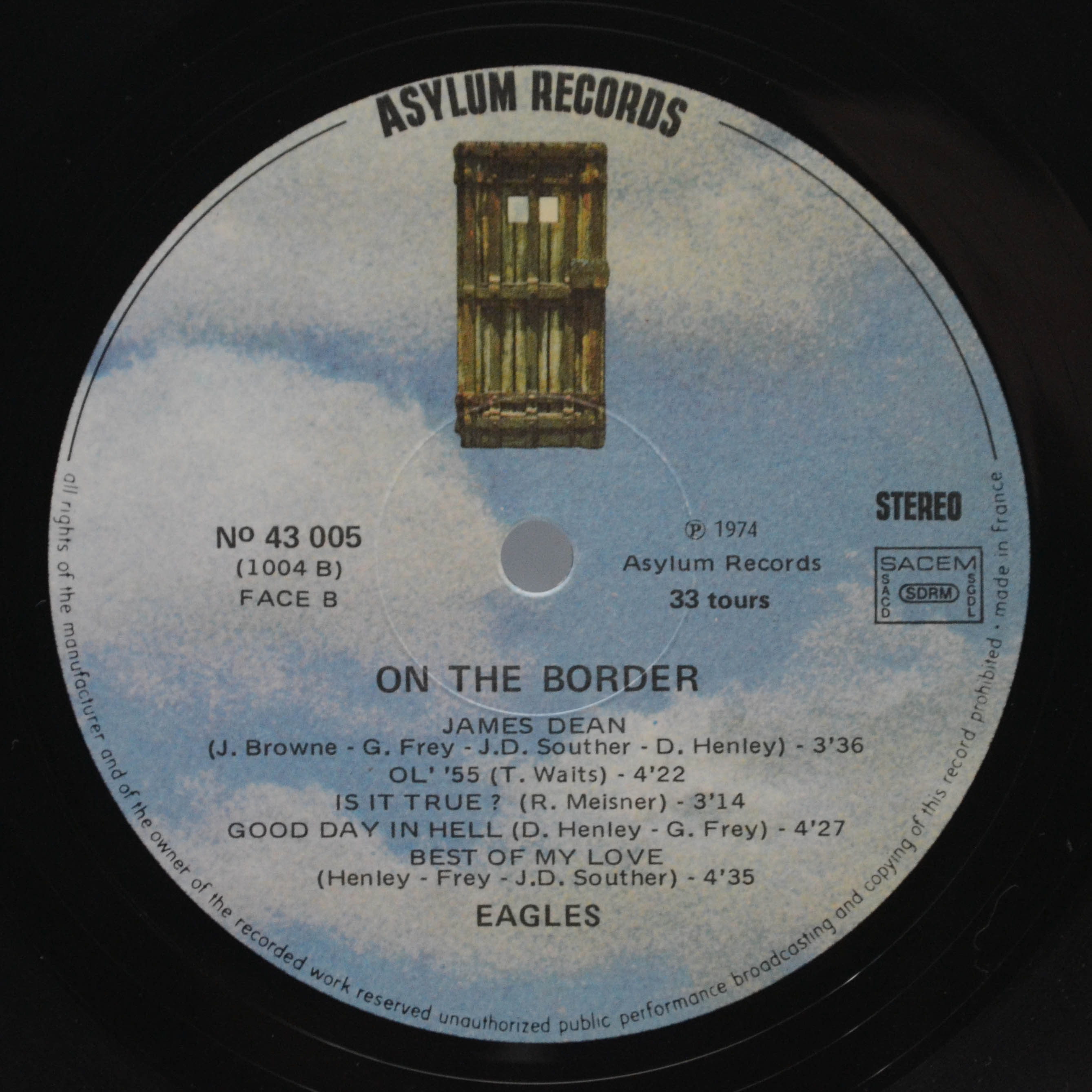 Eagles — On The Border, 1974