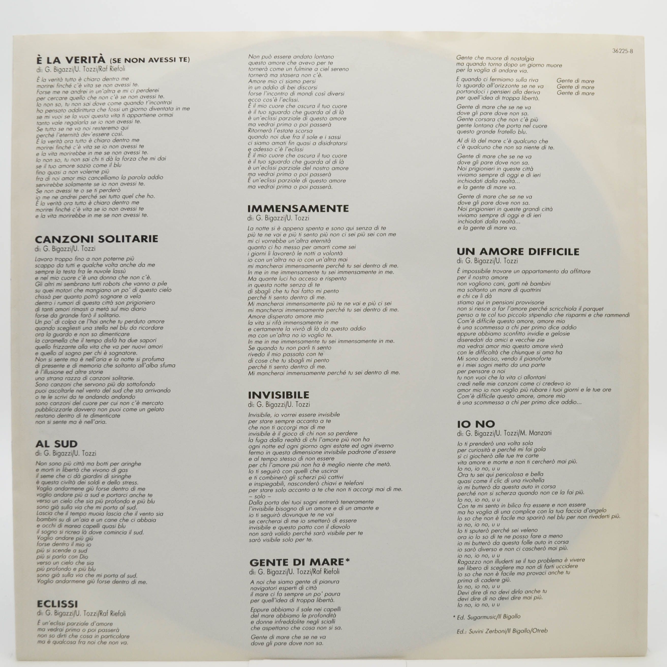 Umberto Tozzi — Invisibile, 1987