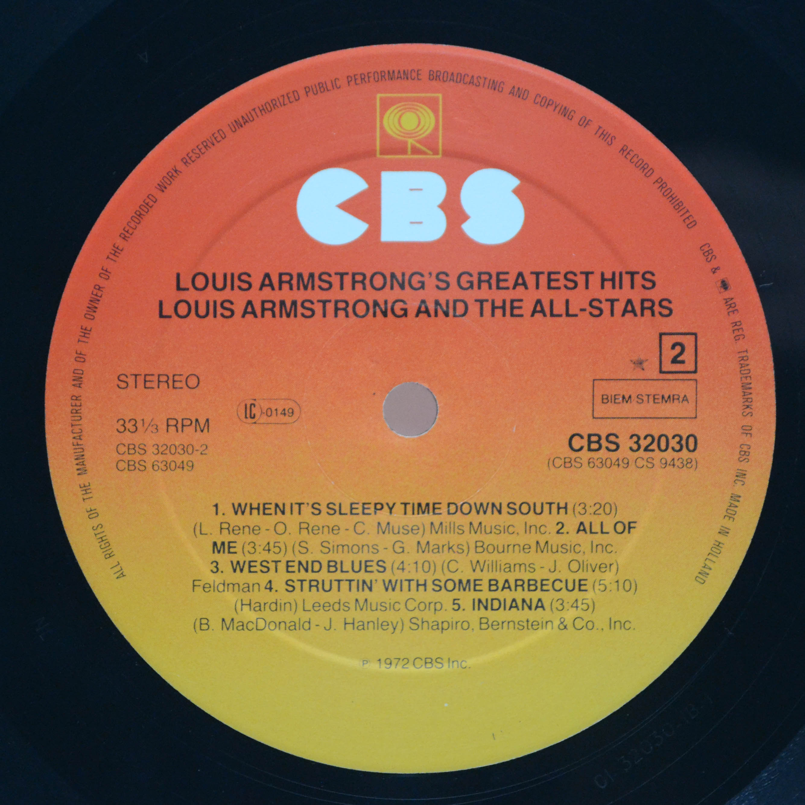 Louis Armstrong — Louis Armstrong's Greatest Hits, 1967