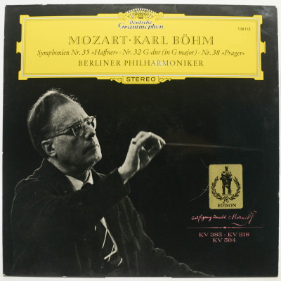 Виниловая пластинка Symphonien Nr. 35 »Haffner« / Nr. 32 G-Dur (In G Major) / Nr. 38 »Prager«, 1960