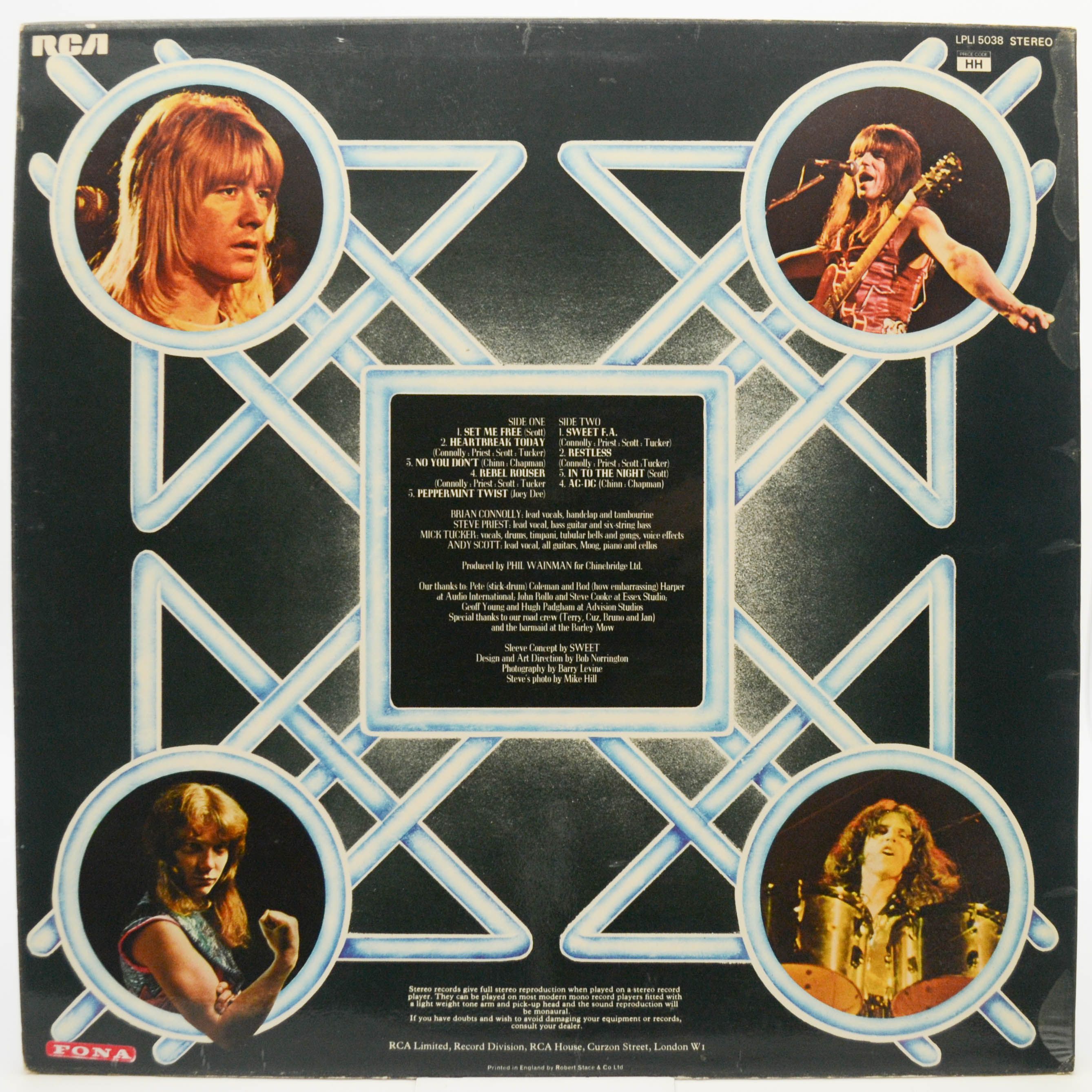 Sweet — Sweet Fanny Adams (1-st, UK), 1974