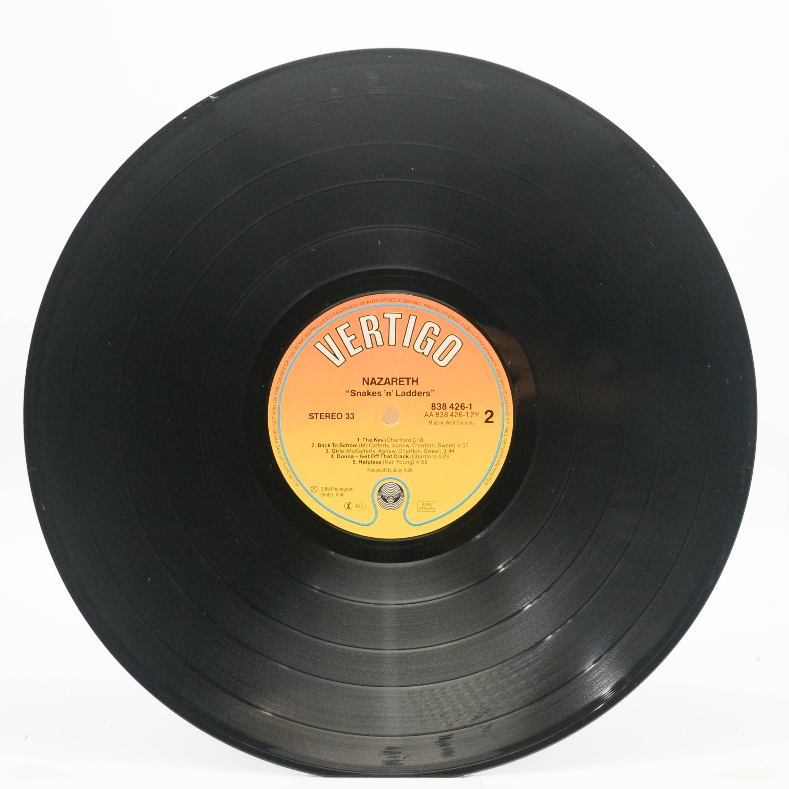 Nazareth — Snakes 'N' Ladders, 1989