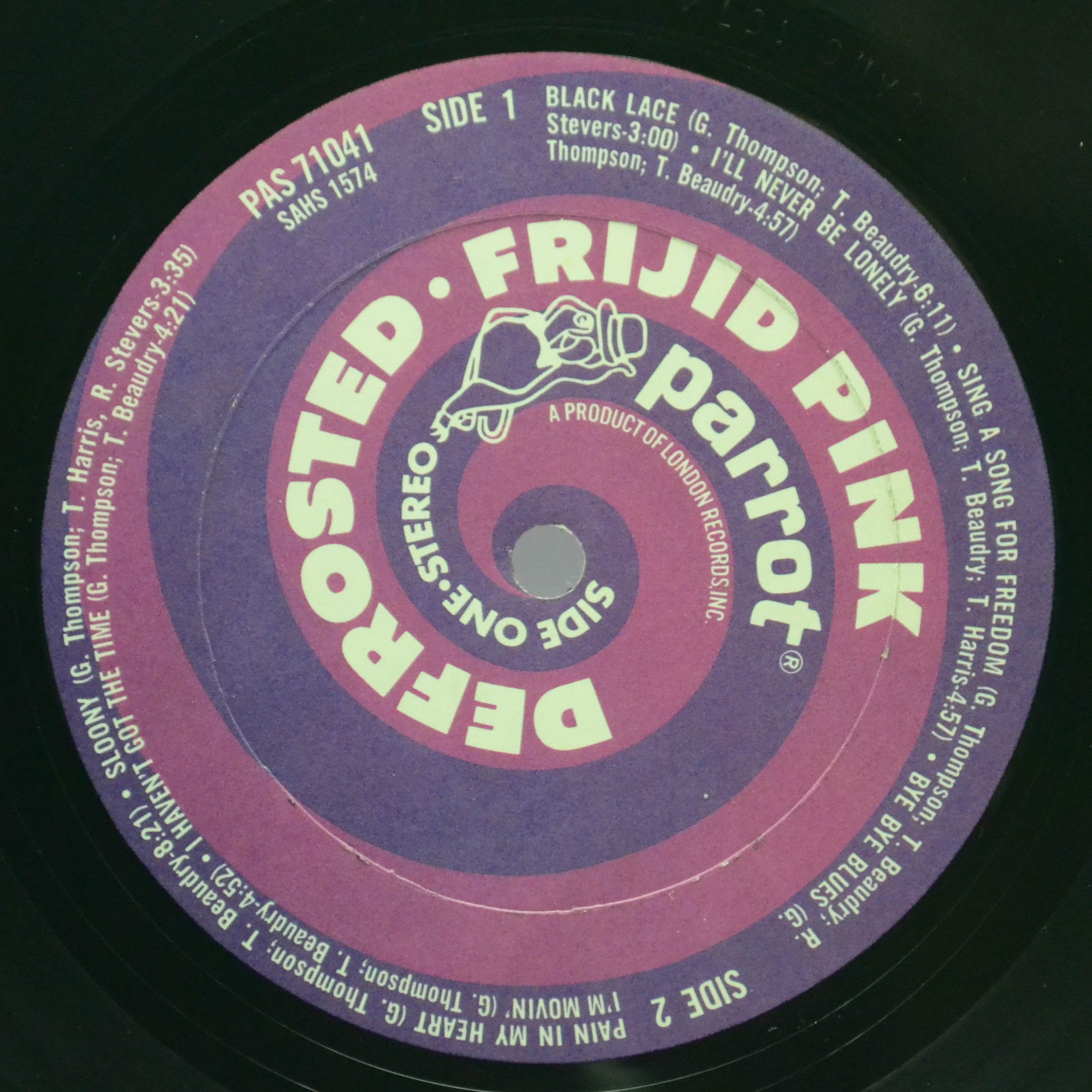 Frijid Pink — Defrosted (1-st, USA), 1970