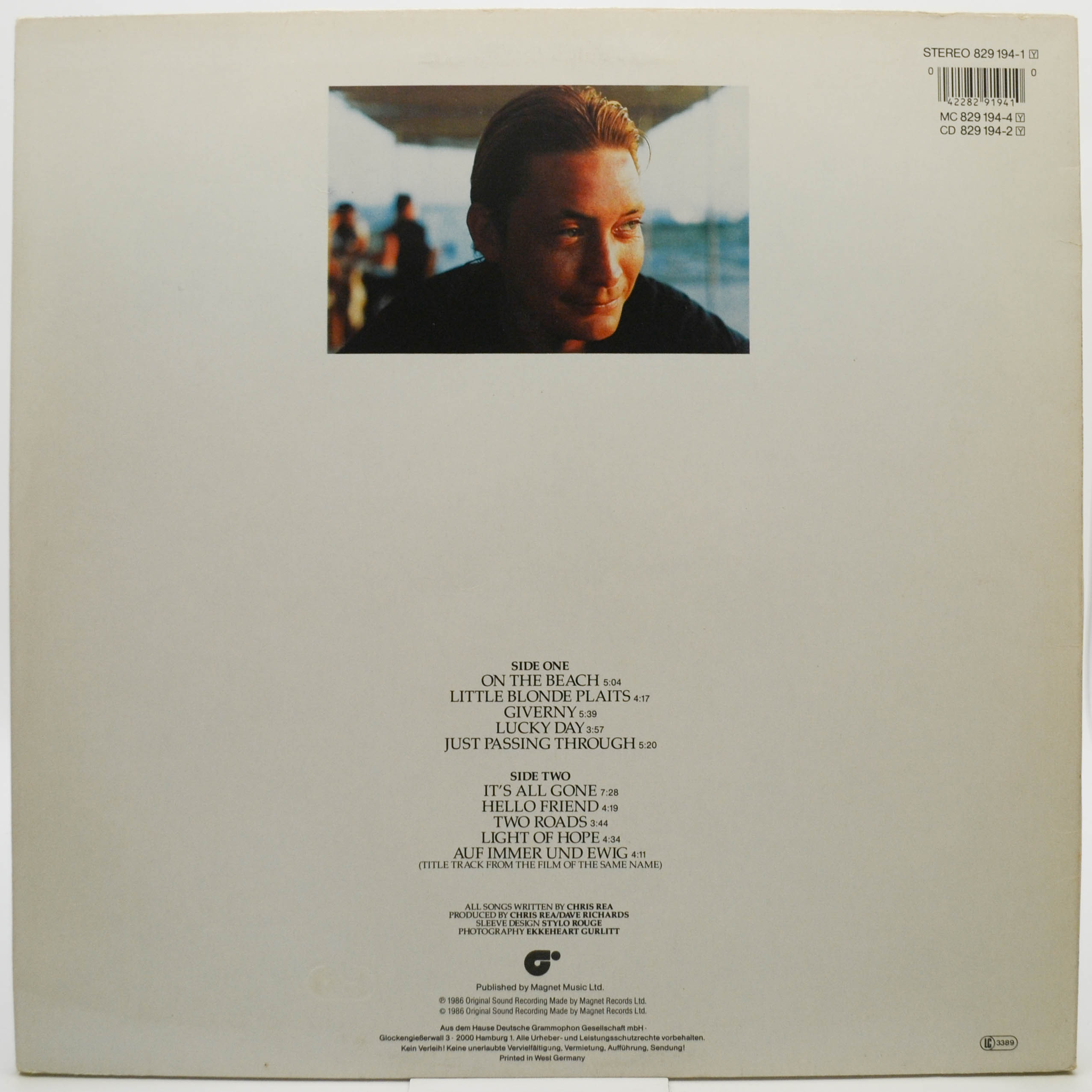 Chris Rea — On The Beach, 1986