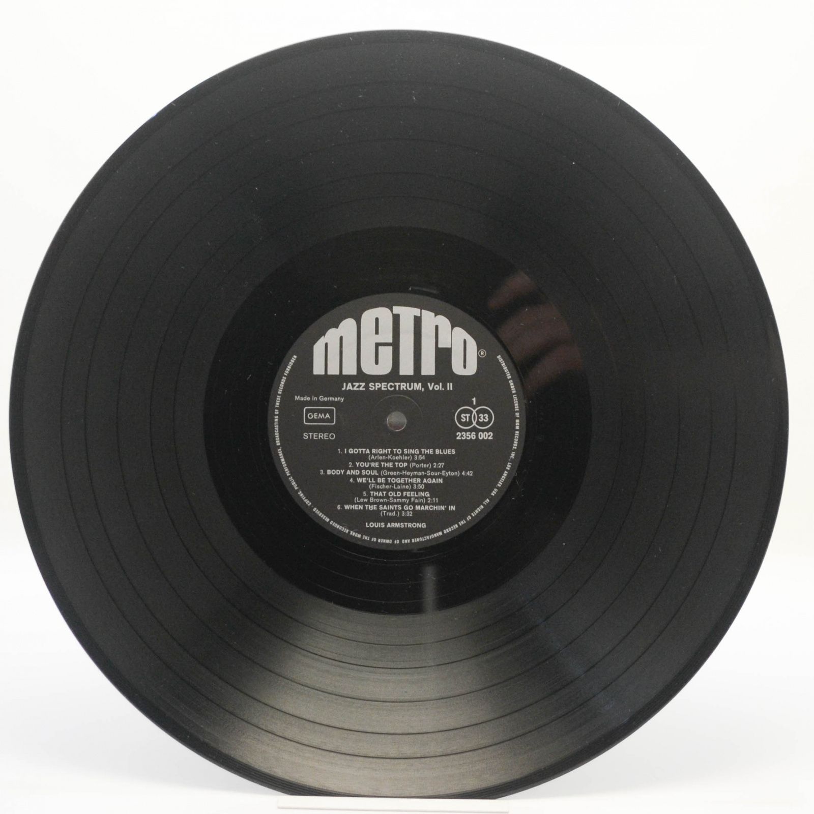 Louis Armstrong — Jazz Spectrum Vol. 2, 1971