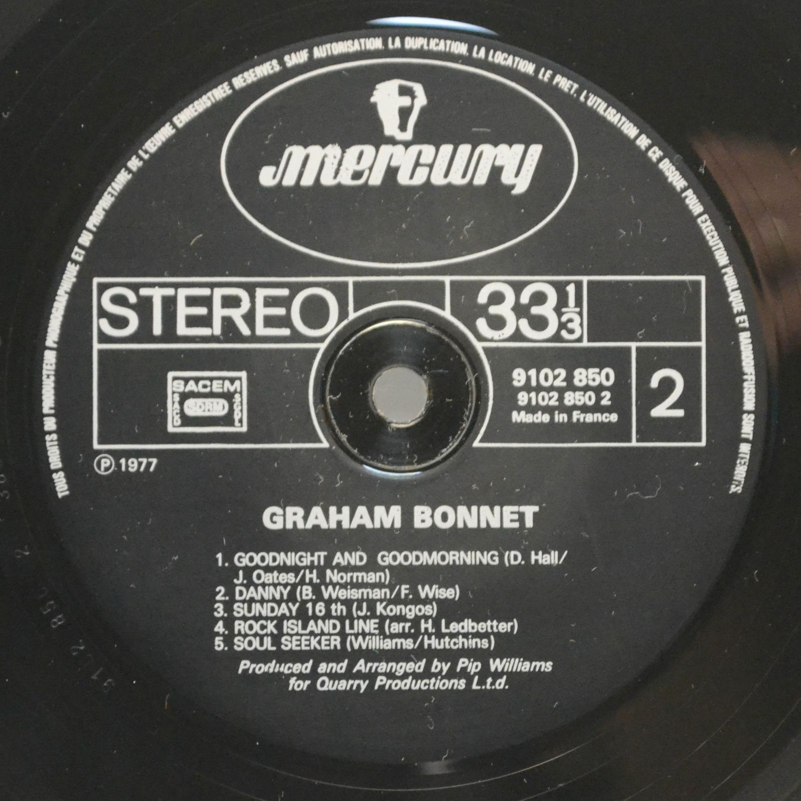 Graham Bonnet — Graham Bonnet, 1977