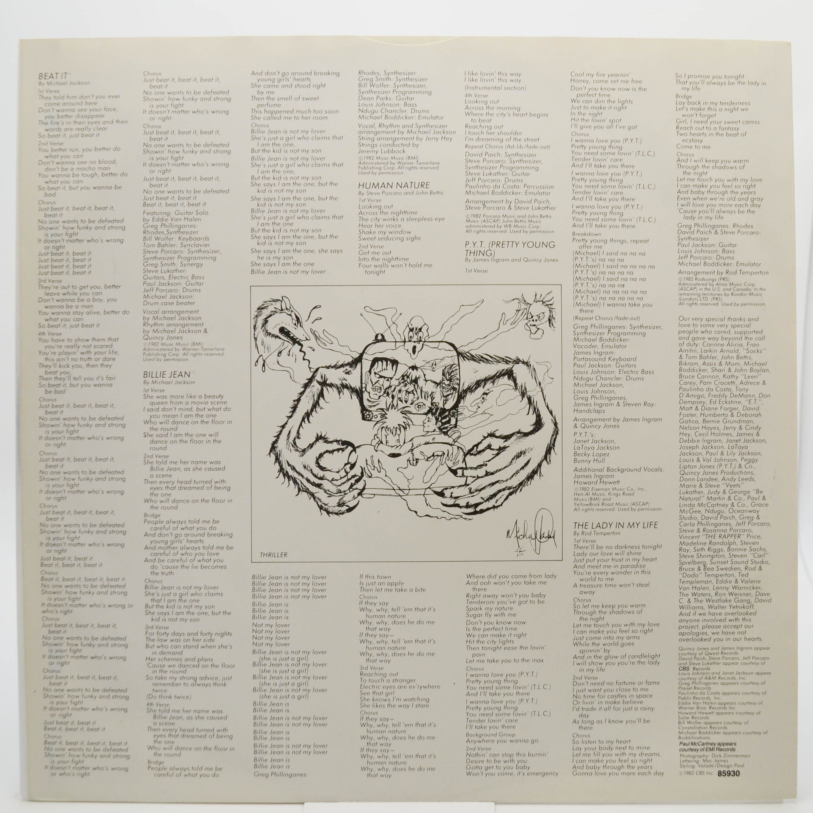 Michael Jackson — Thriller, 1982