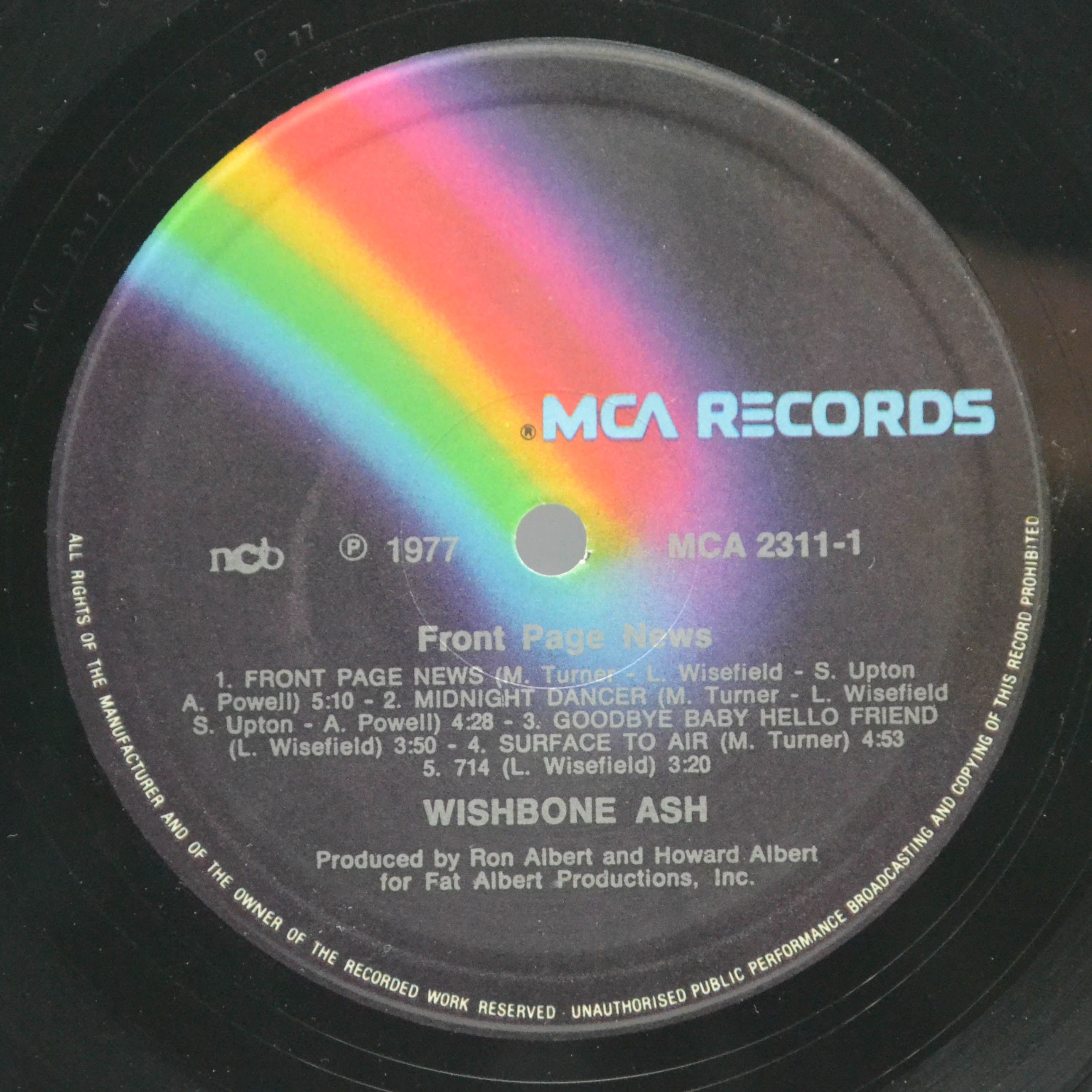 Wishbone Ash — Front Page News, 1977