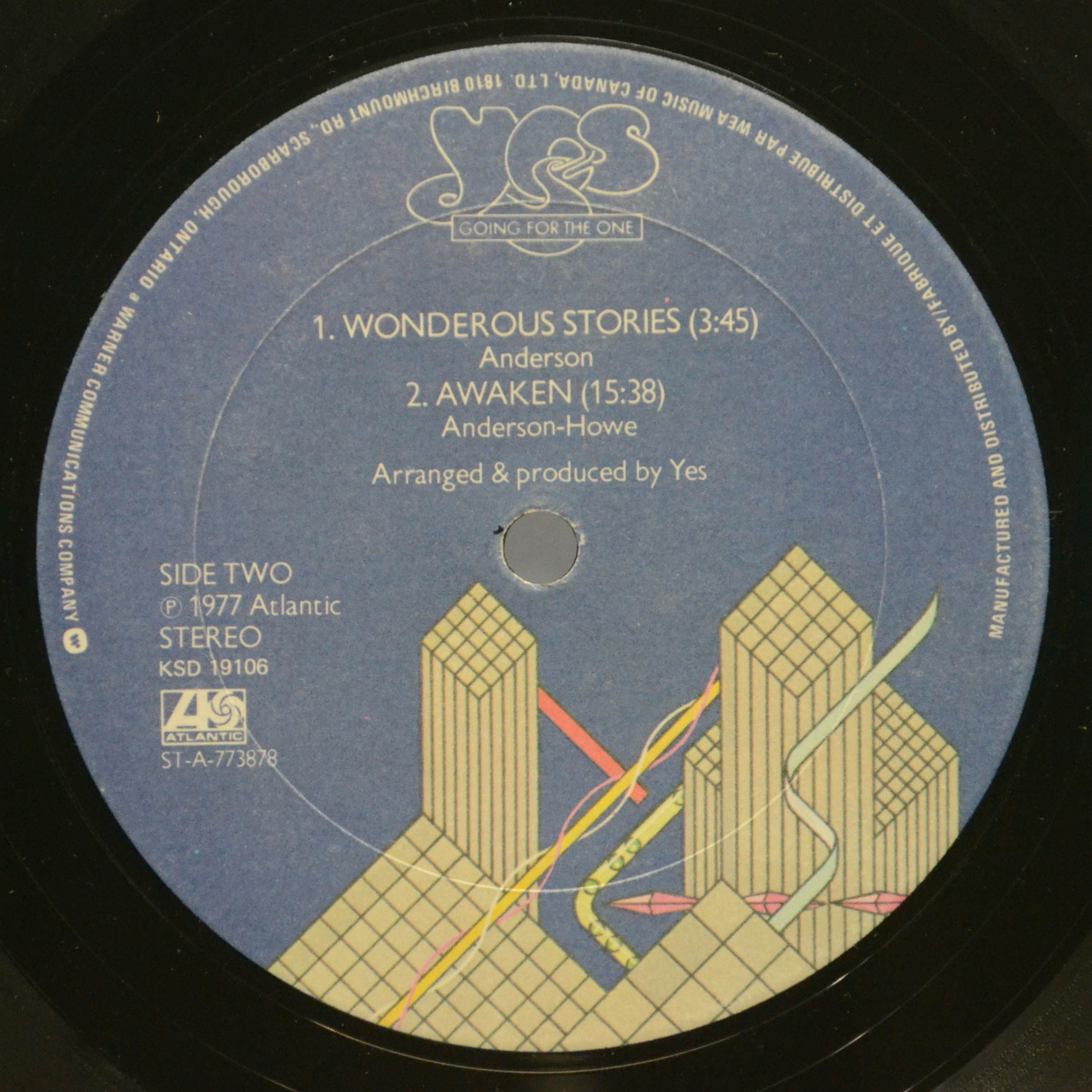 Yes — Going For The One, 1977