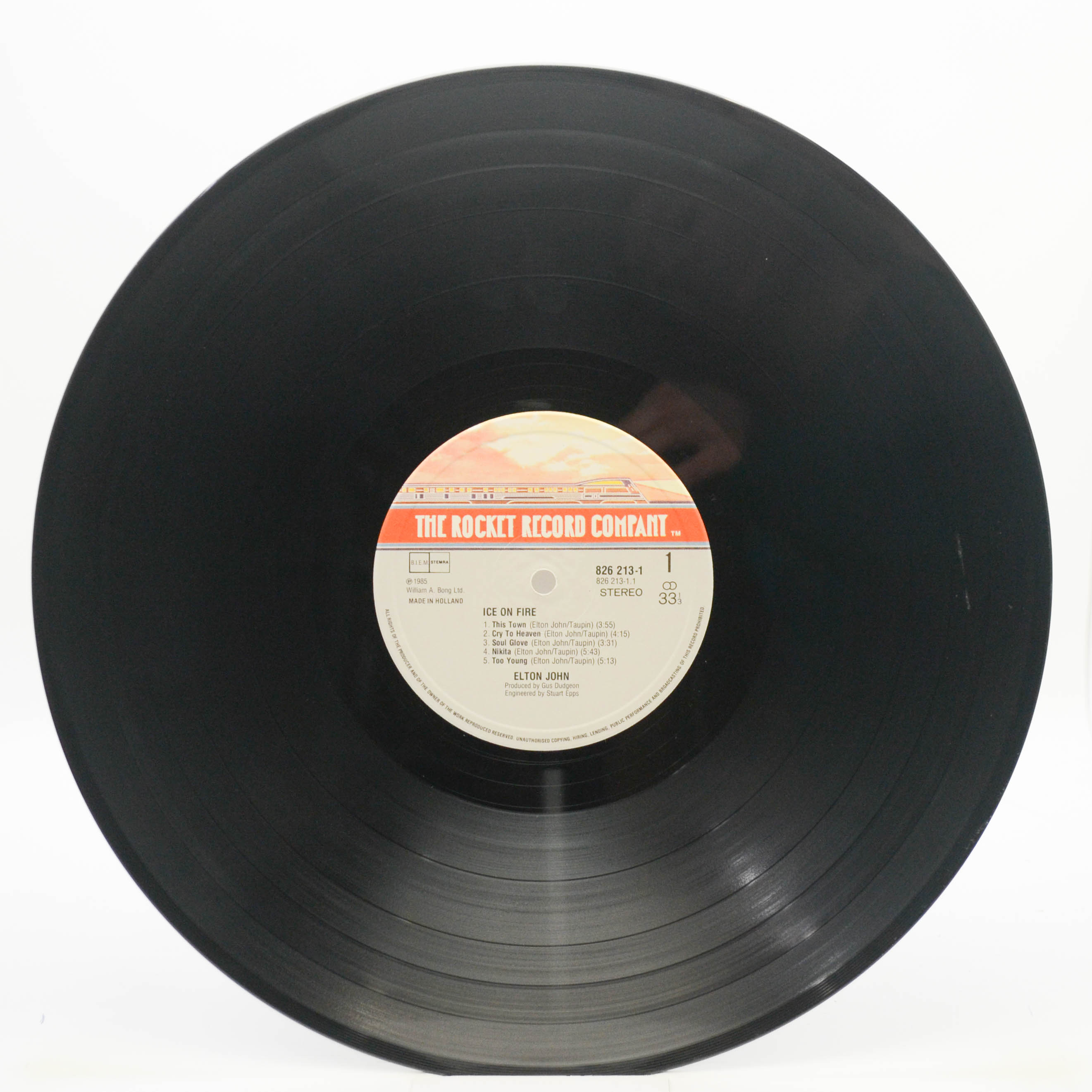 Elton John — Ice On Fire, 1985