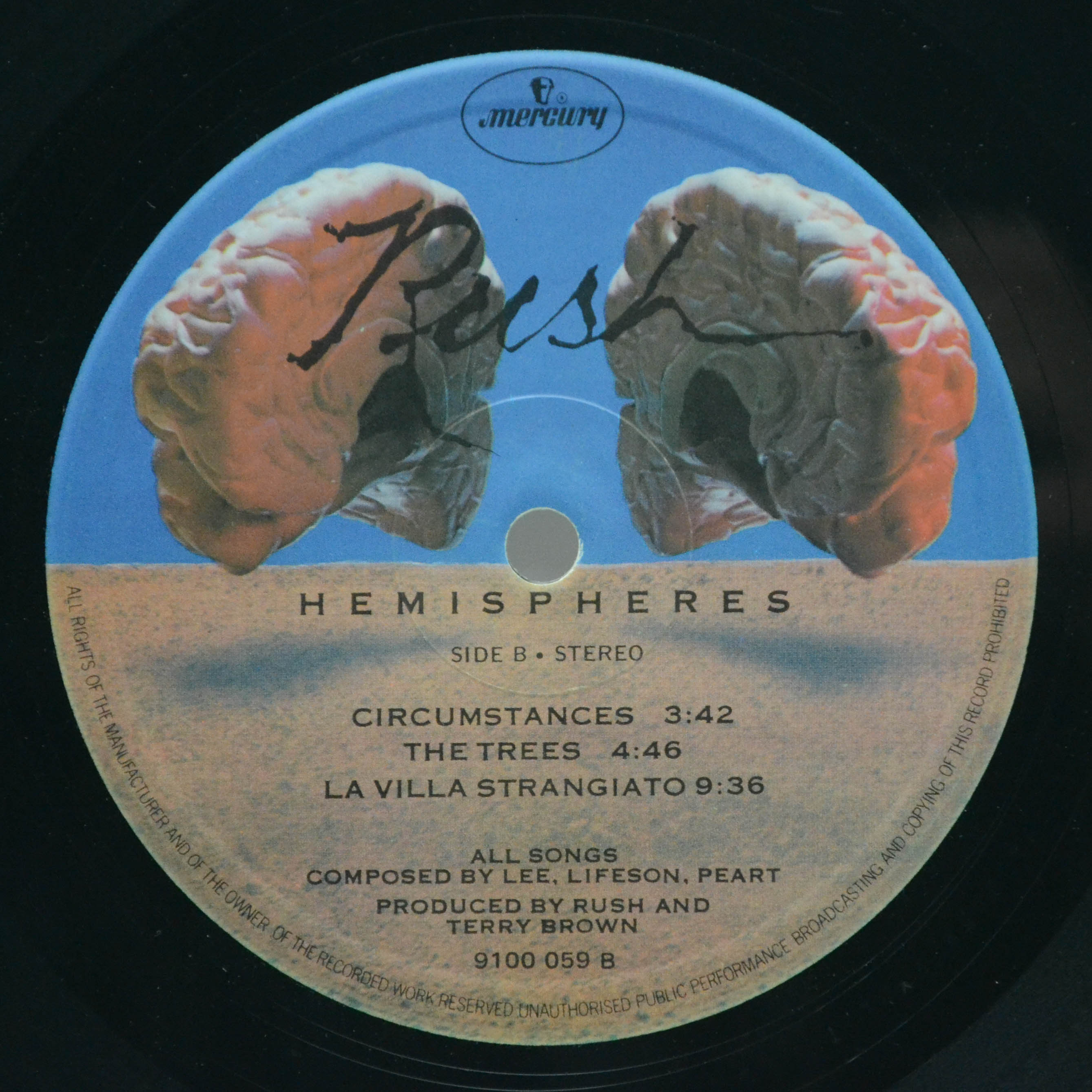 Rush — Hemispheres (UK), 1978
