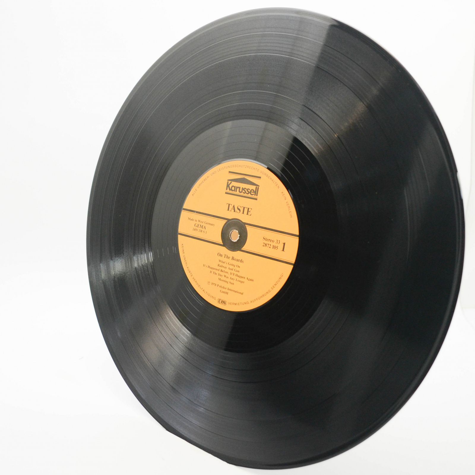 Taste — On The Boards, 1970