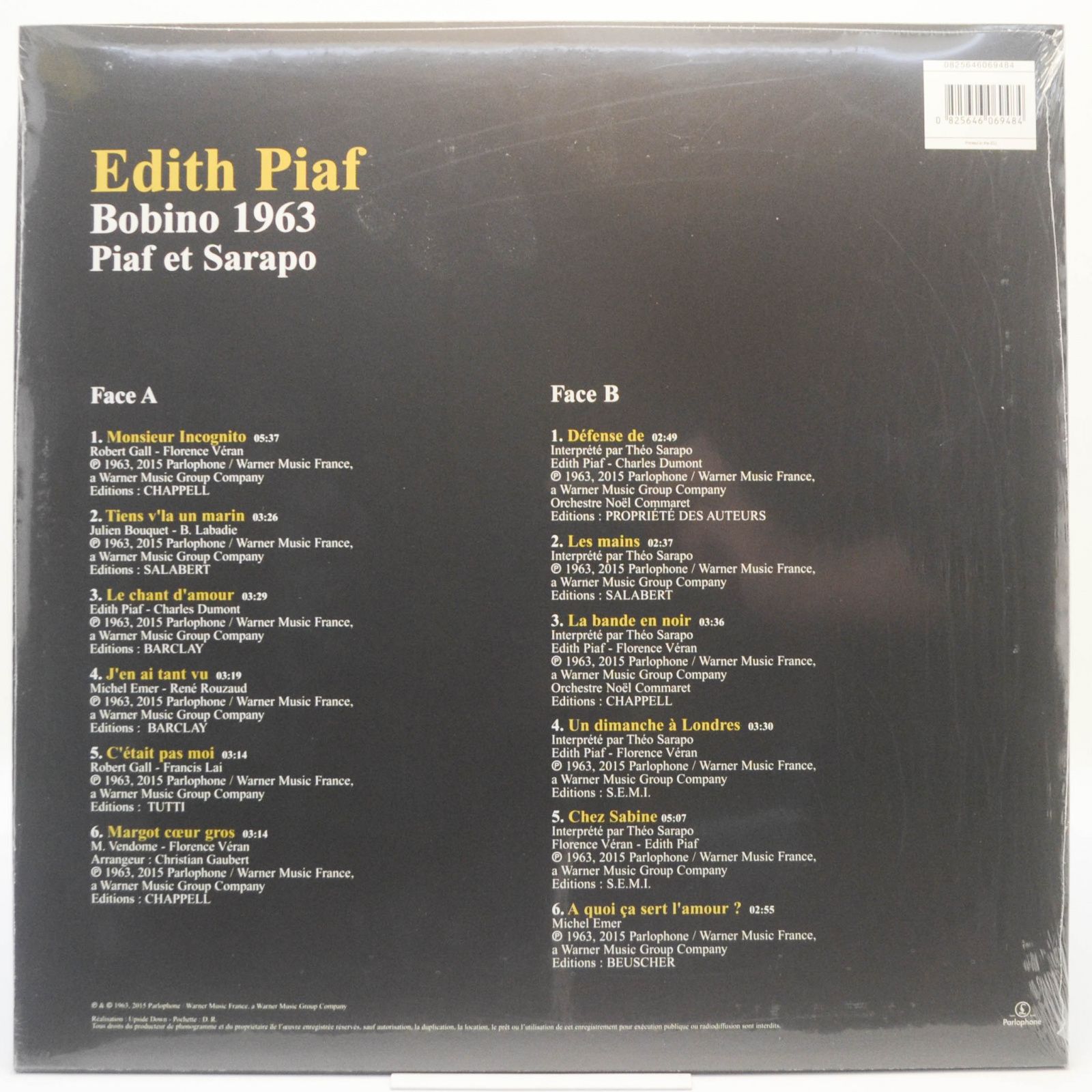 Edith Piaf et Théo Sarapo — Bobino 1963, 2015