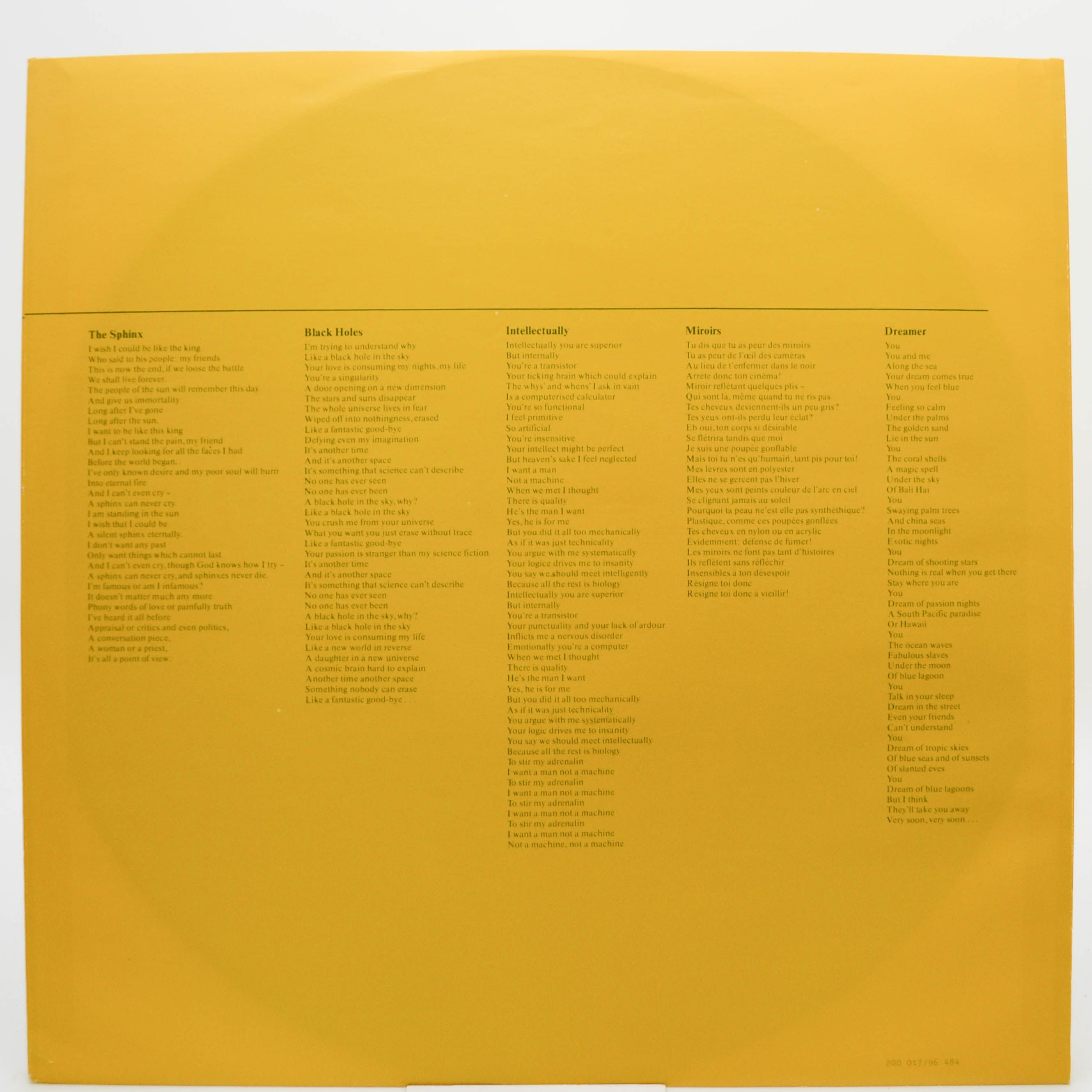 Amanda Lear — Never Trust A Pretty Face, 1979