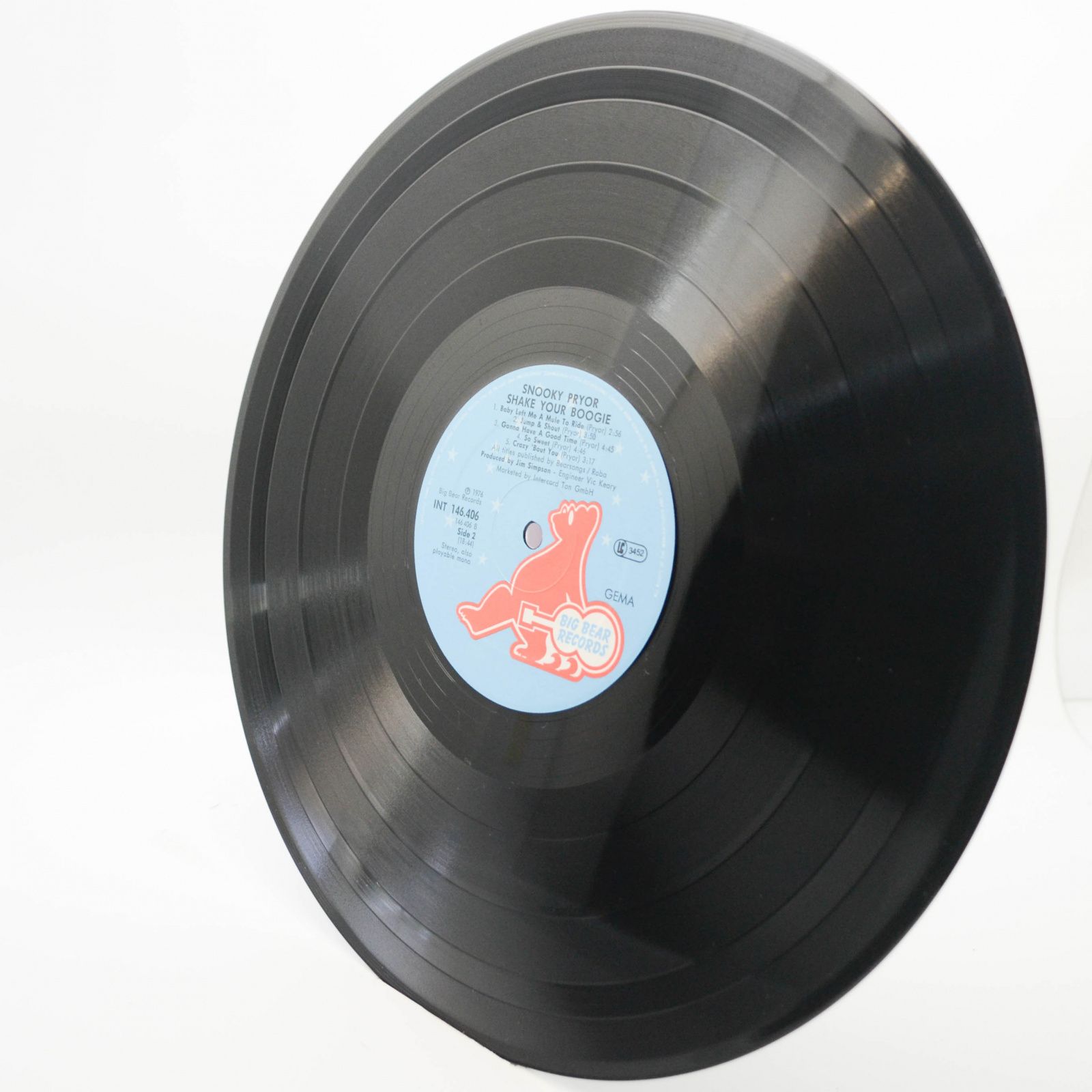 Snooky Prior — Shake Your Boogie, 1976