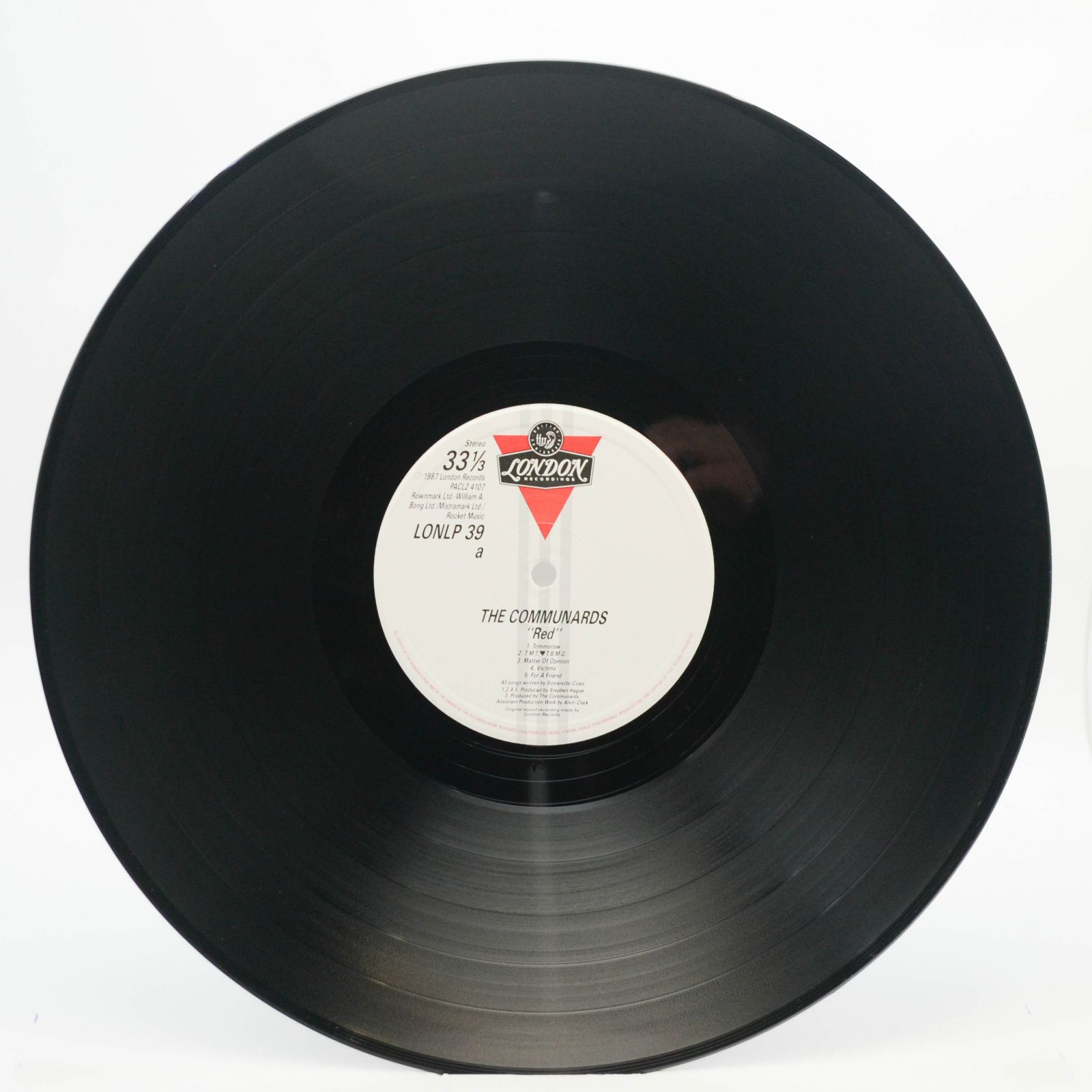 Communards — Red (1-st, UK), 1987