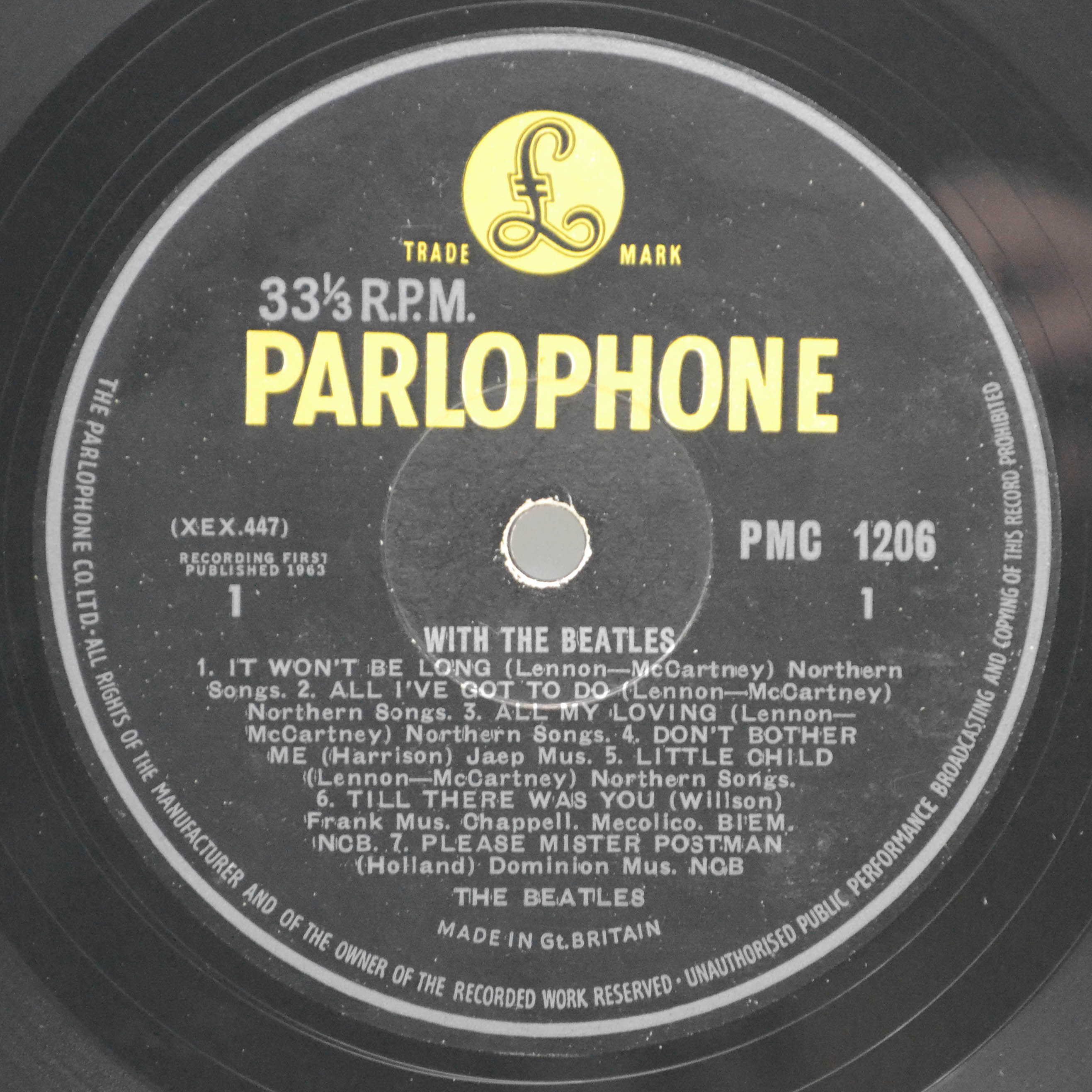 Beatles — With The Beatles (UK), 1963