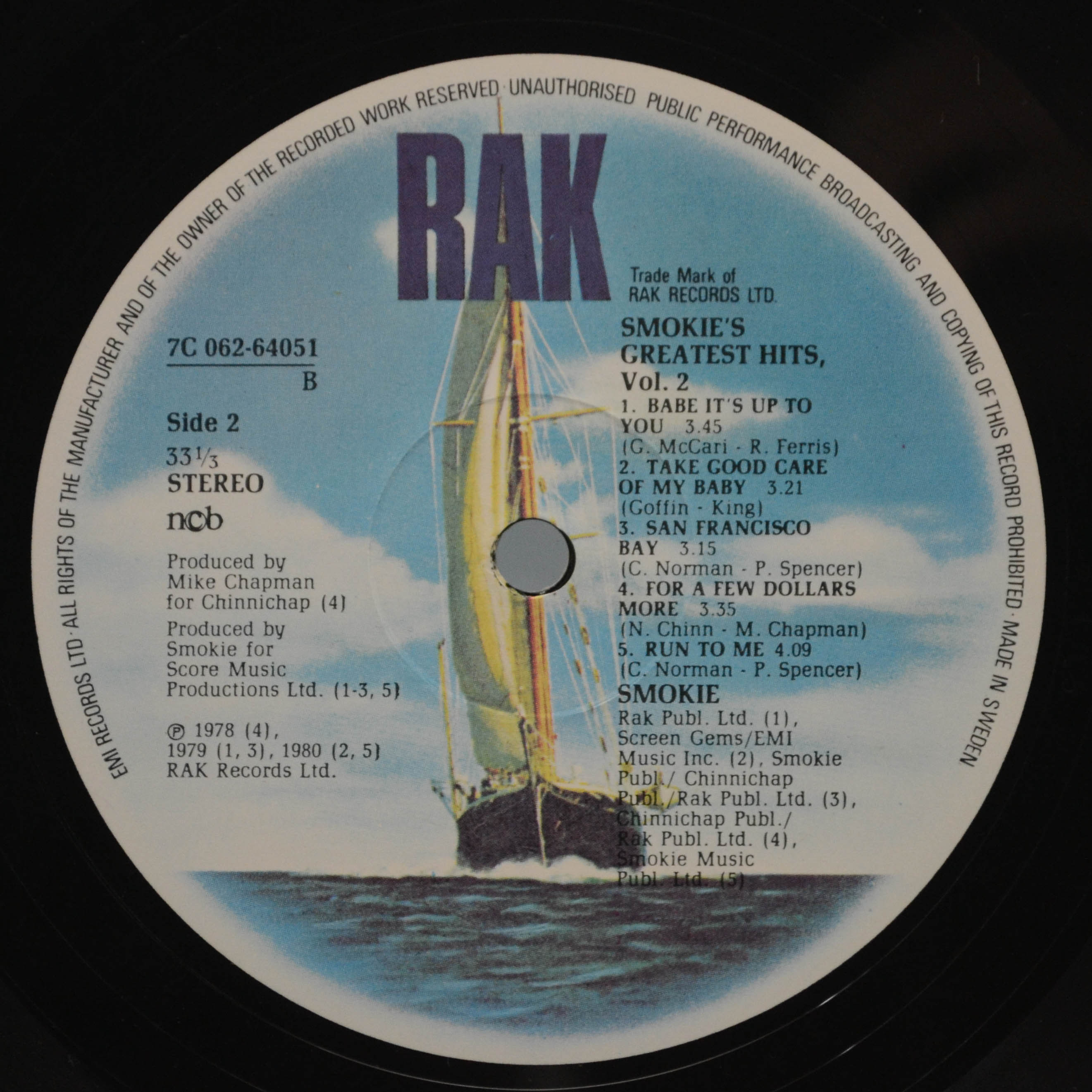 Smokie — Smokie's Greatest Hits Vol. 2, 1980