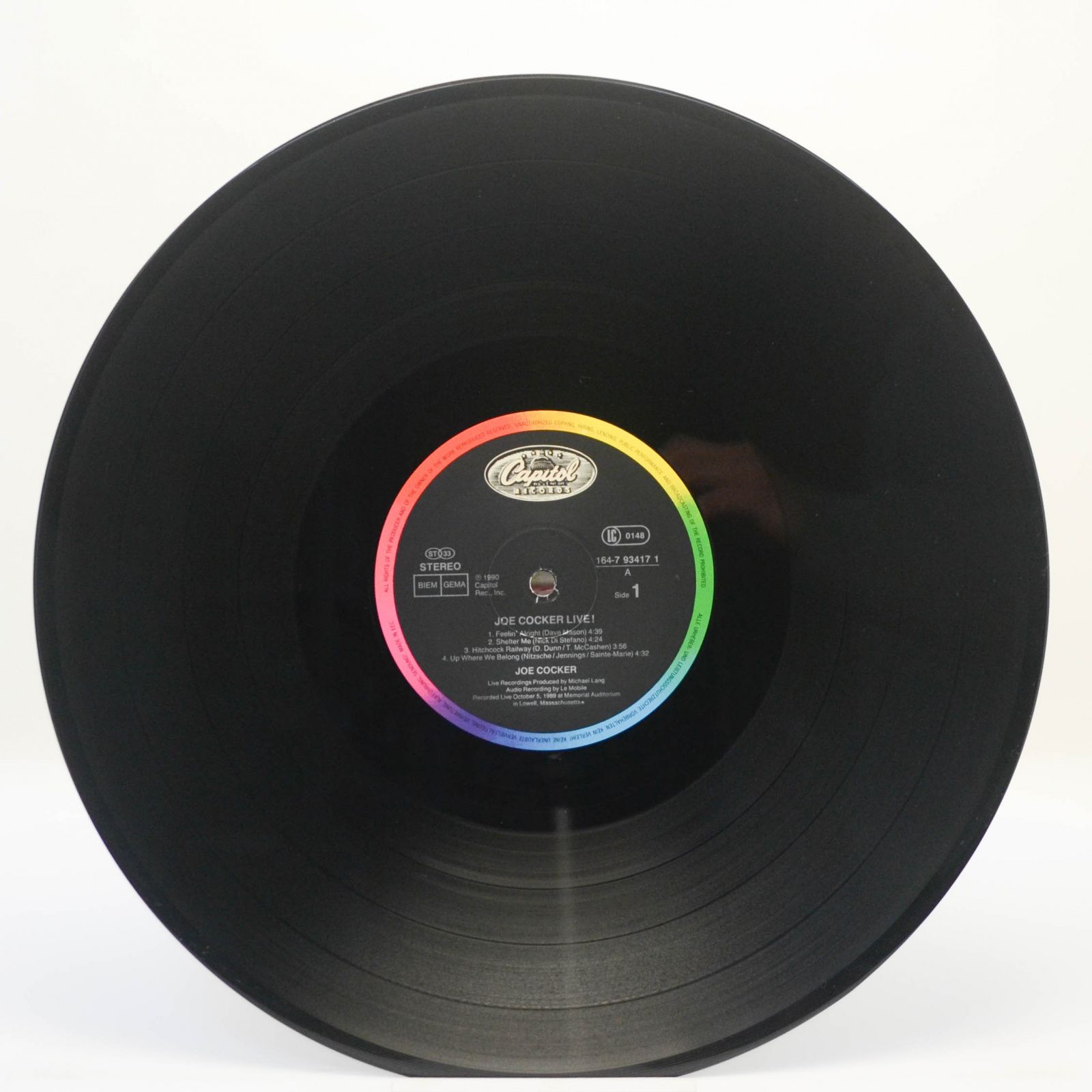 Joe Cocker — Joe Cocker Live (2LP), 1990