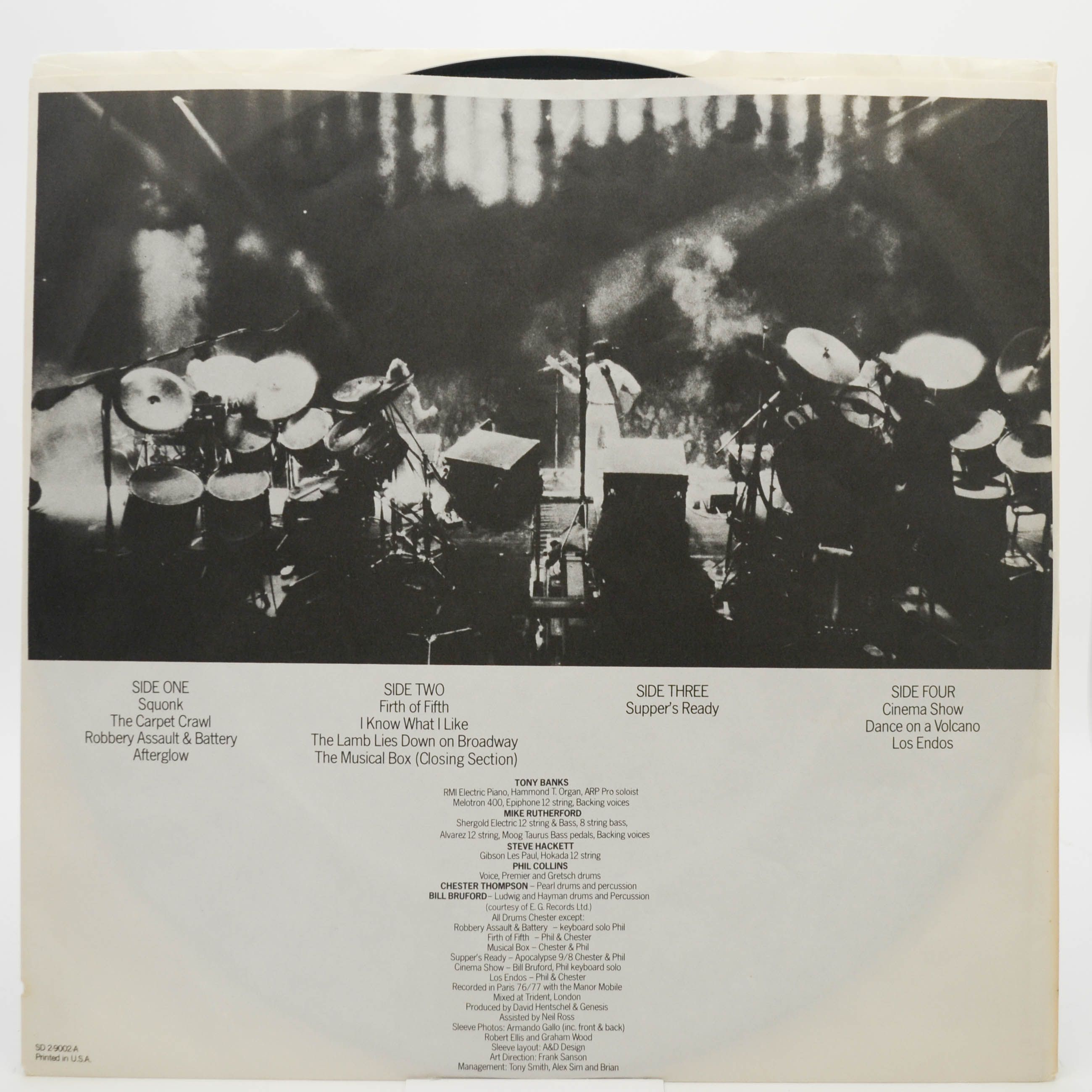 Genesis — Seconds Out (2LP, USA), 1977