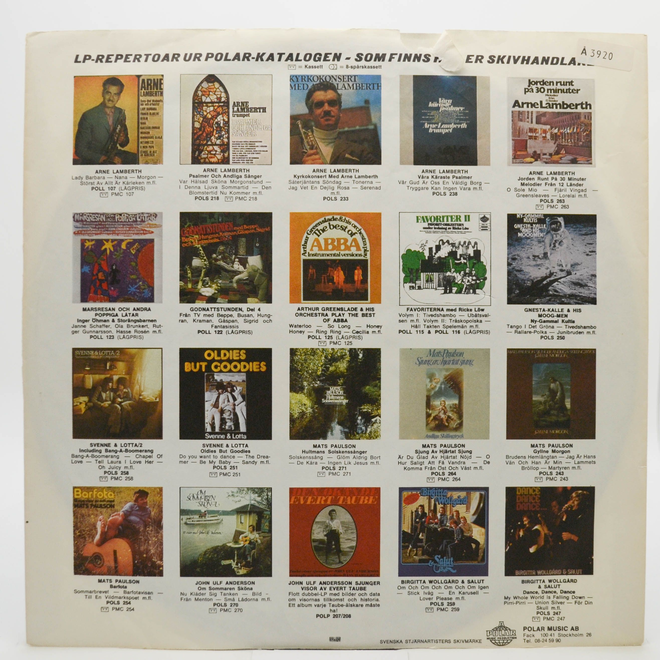 ABBA — ABBA (1-st, Sweden), 1975