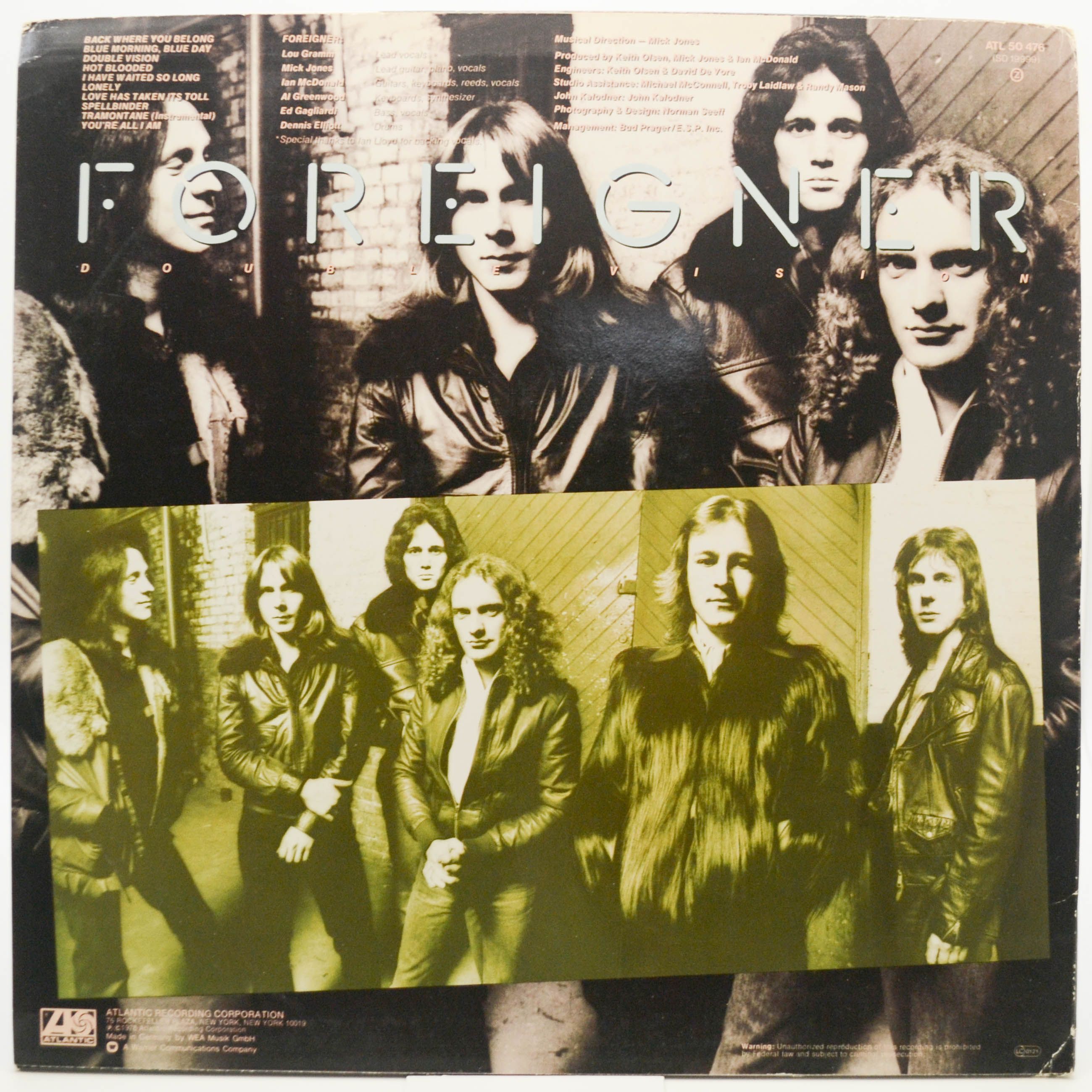 Foreigner — Double Vision, 1978
