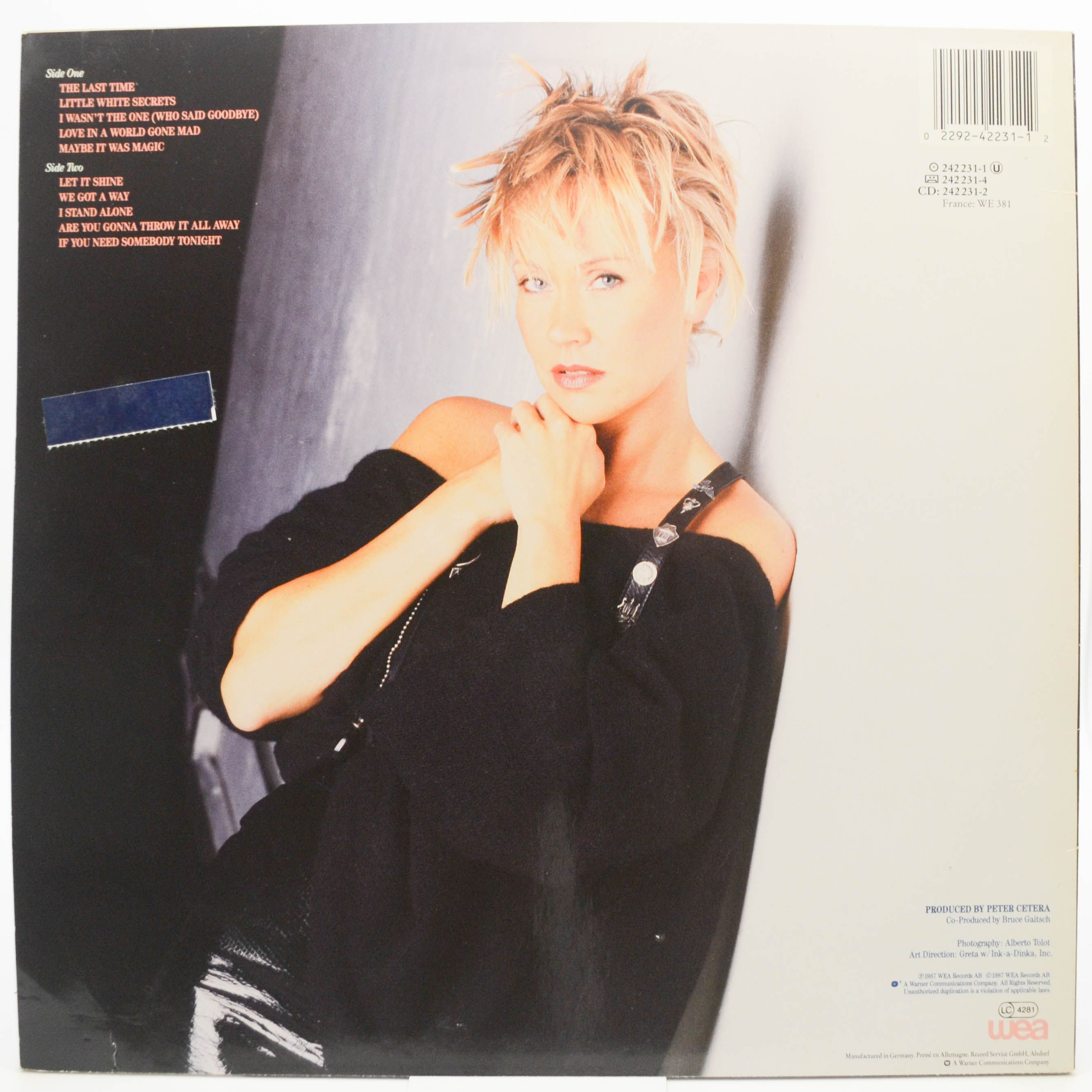 Agnetha Fältskog — I Stand Alone, 1987