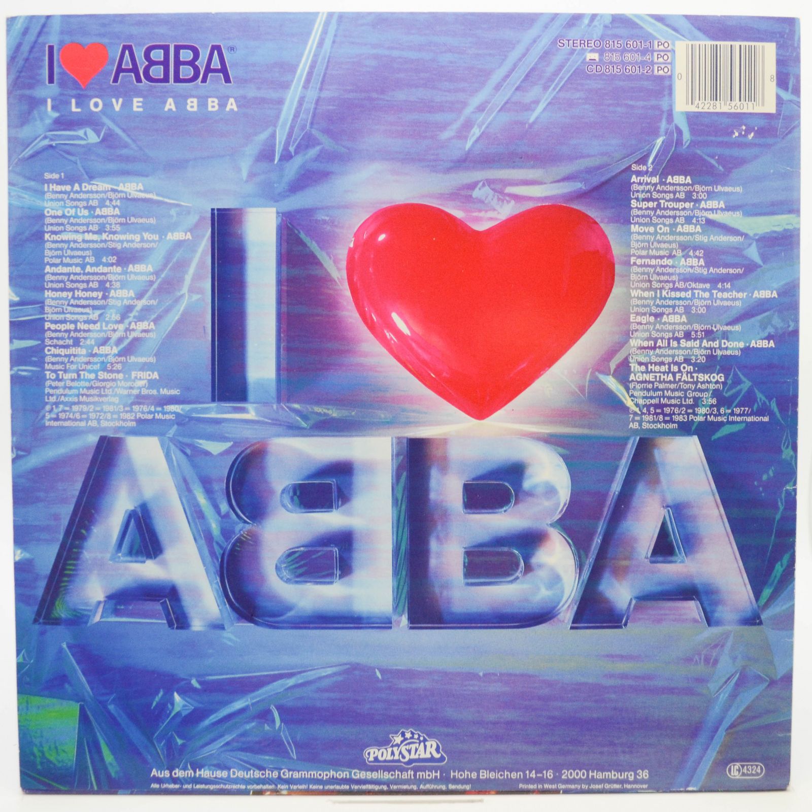 ABBA — I Love ABBA, 1984
