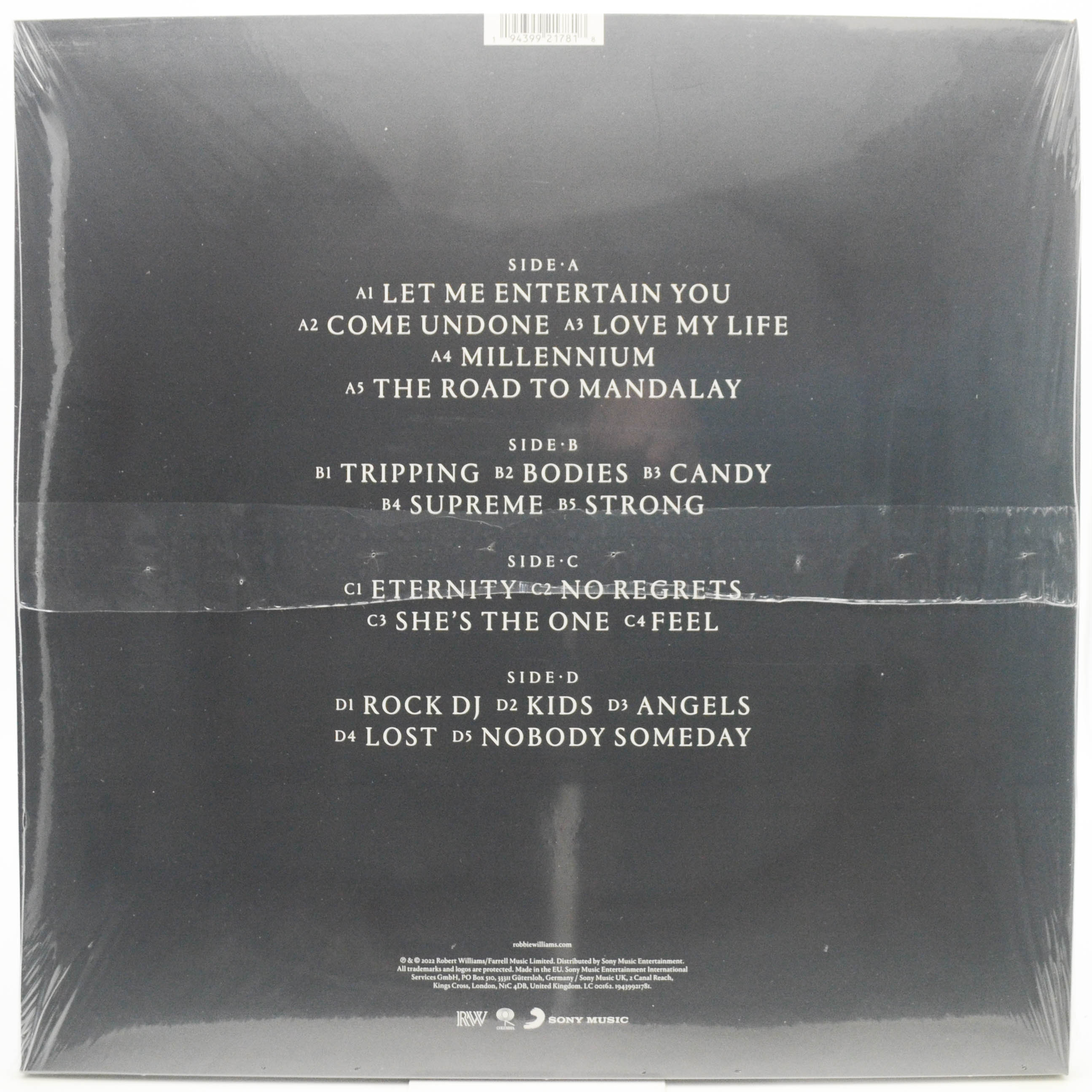 Robbie Williams — XXV (2LP), 2022