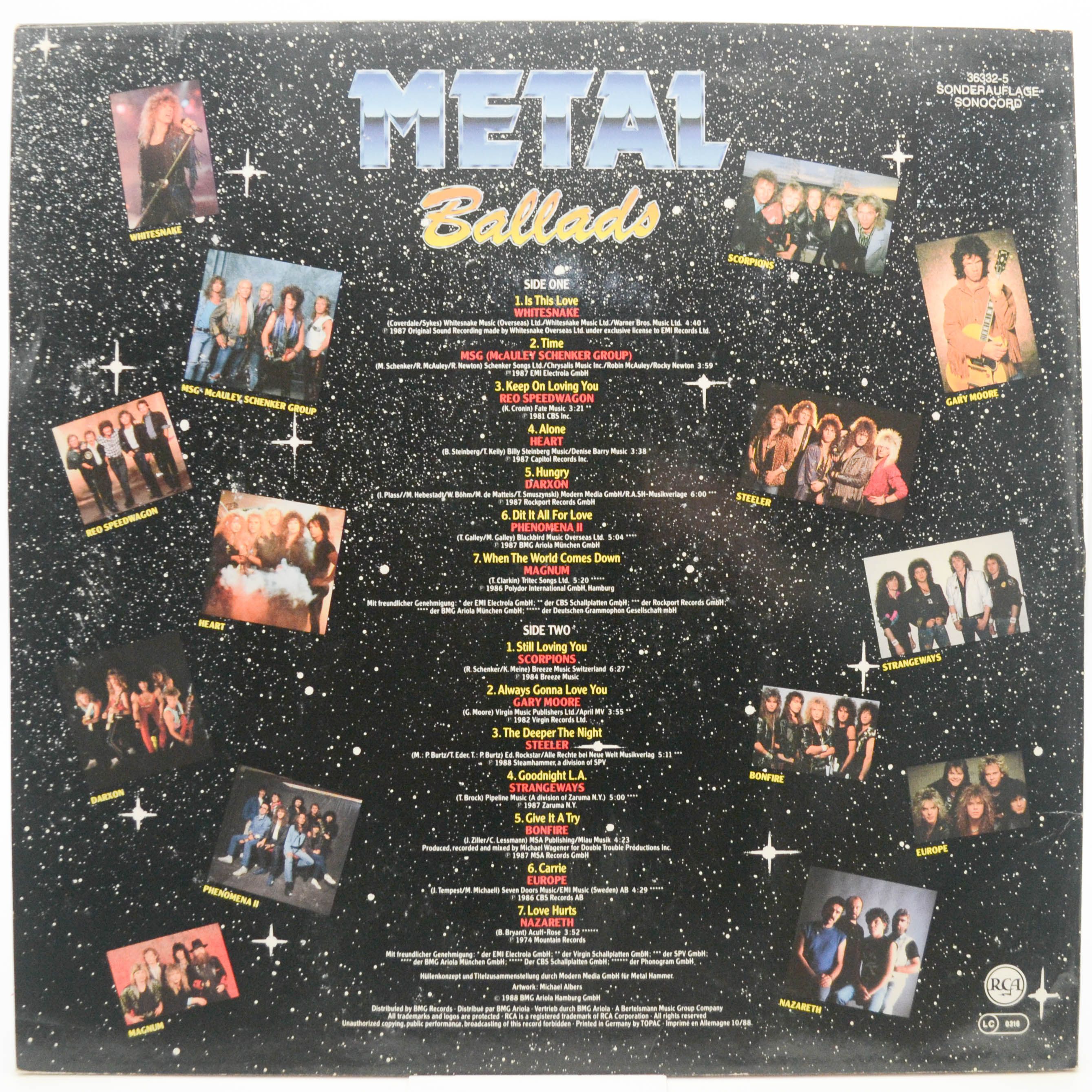 Various — Metal Ballads, 1988