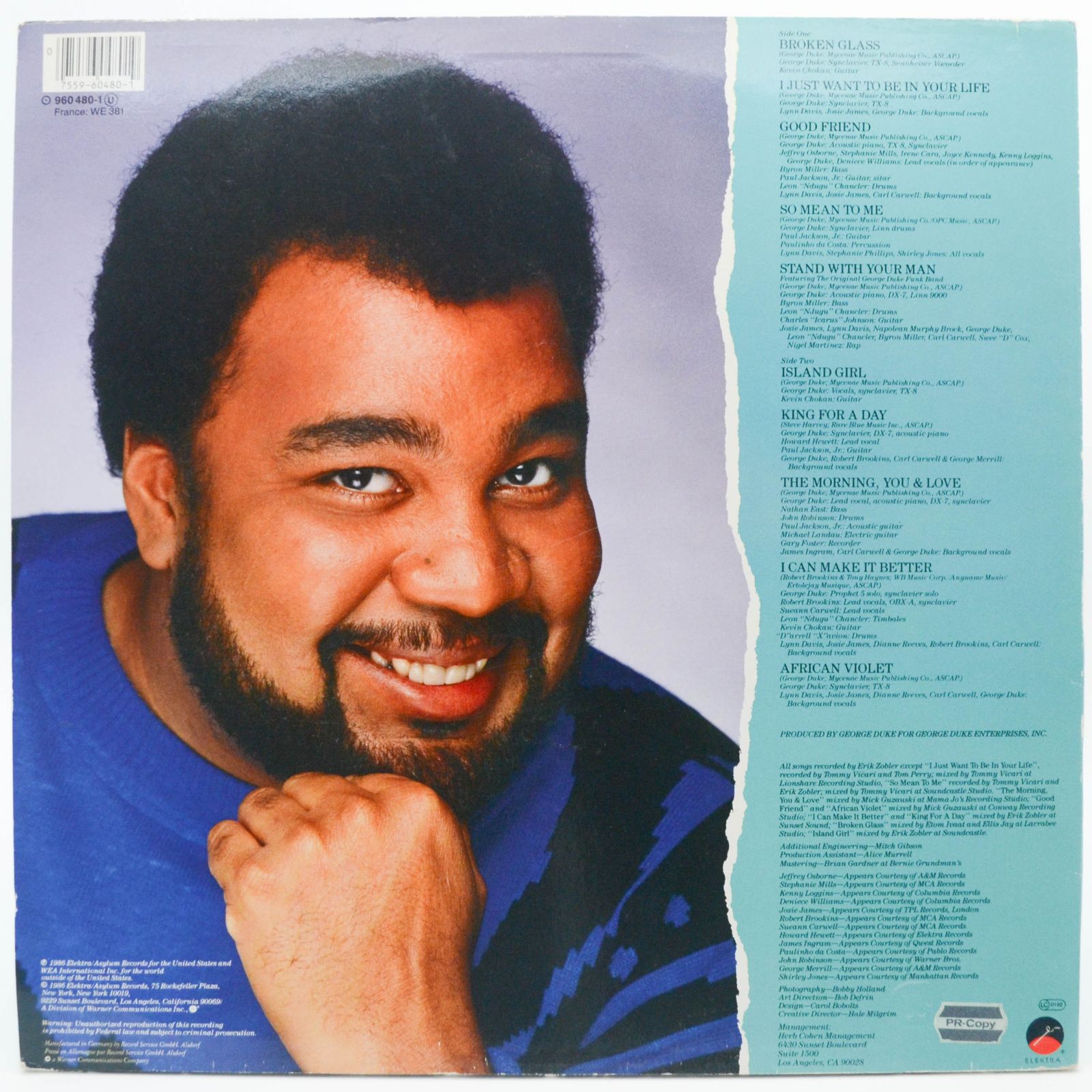 George Duke — George Duke, 1986