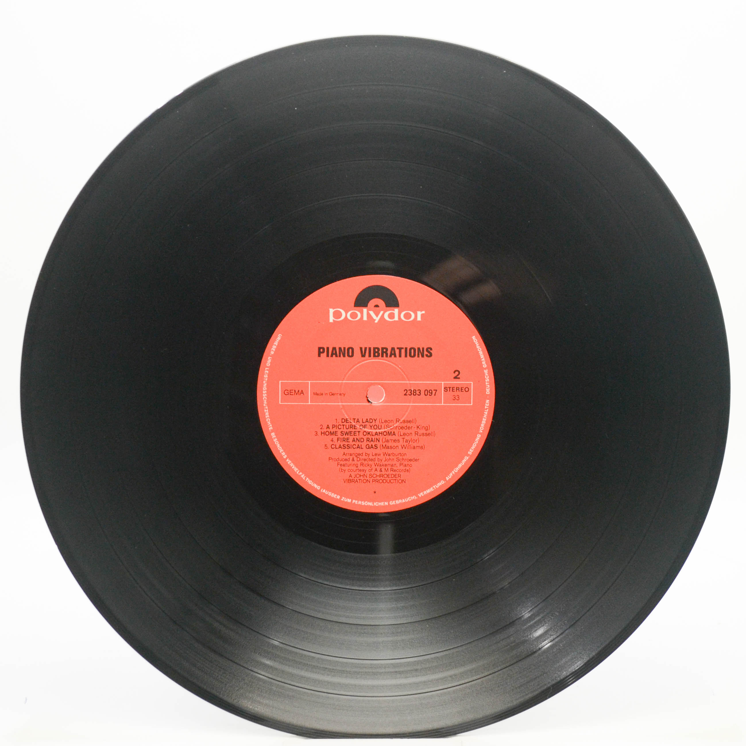 John Schroeder — Piano Vibrations, 1972