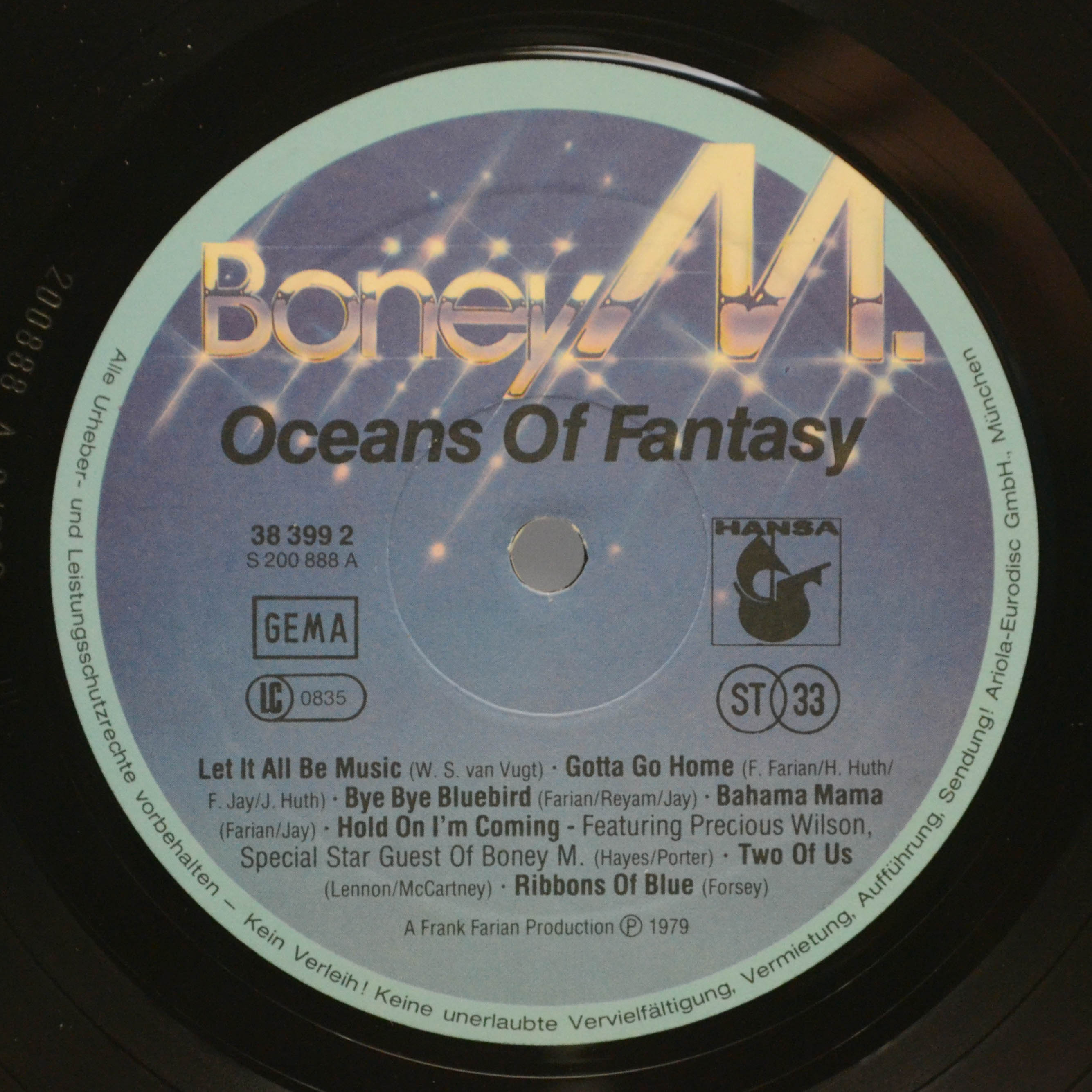 Boney M. — Oceans Of Fantasy, 1979