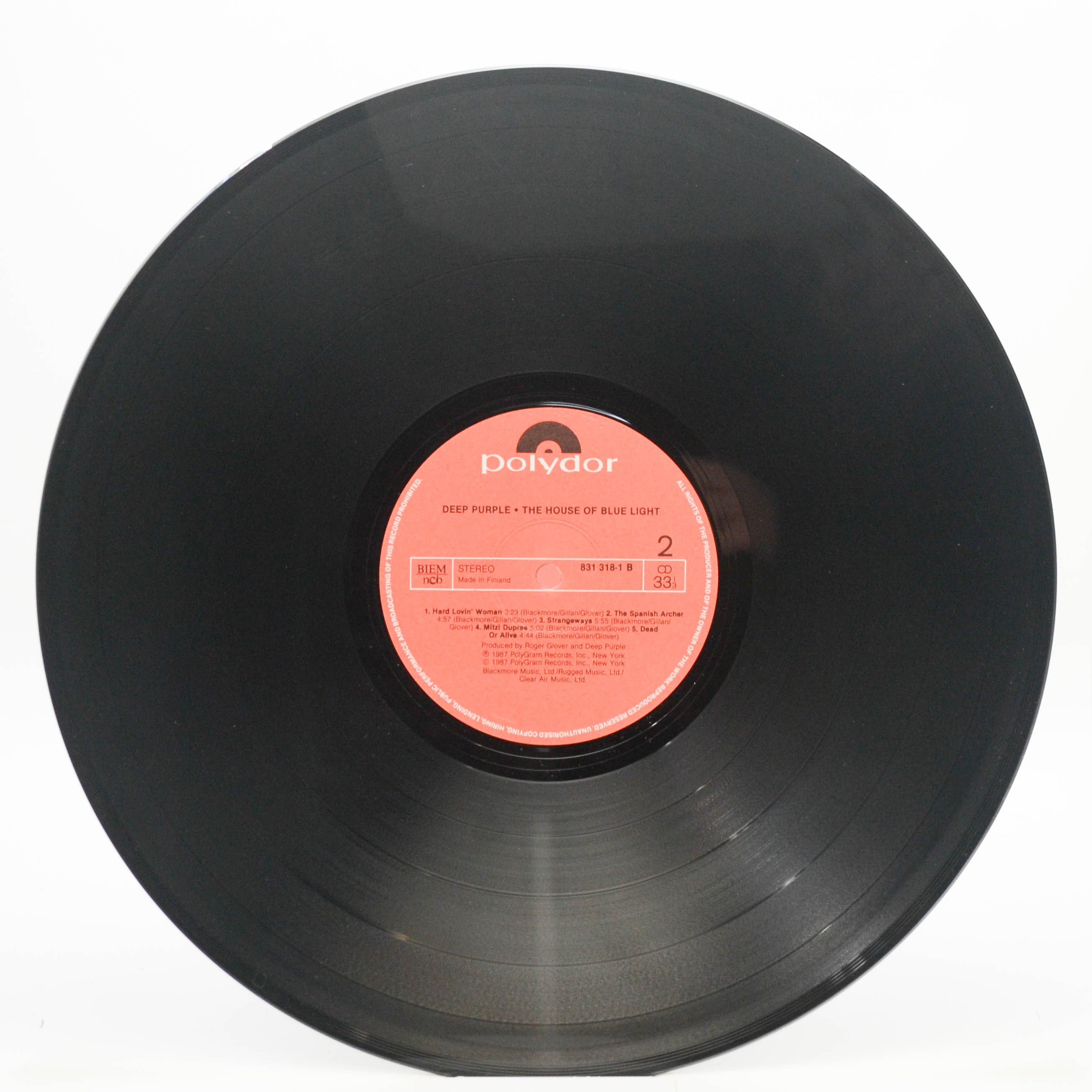 Deep Purple — The House Of Blue Light, 1987