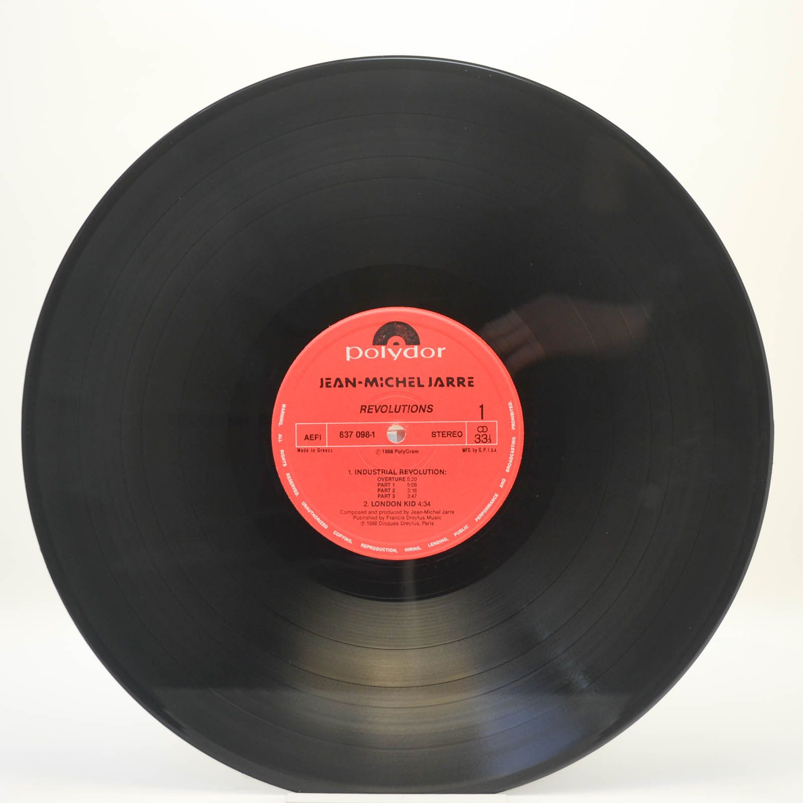 Jean-Michel Jarre — Revolutions, 1988