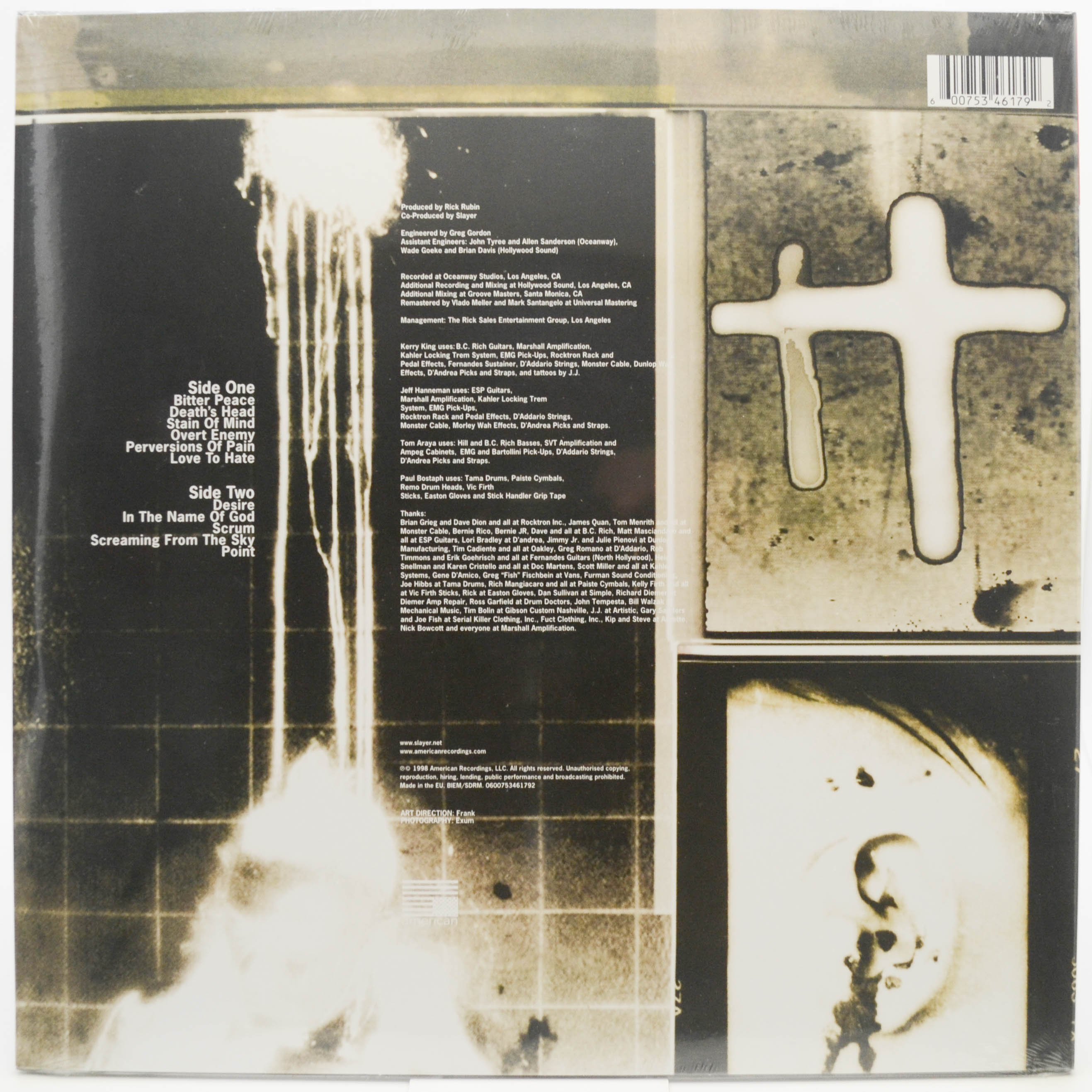 Slayer — Diabolus In Musica, 1998