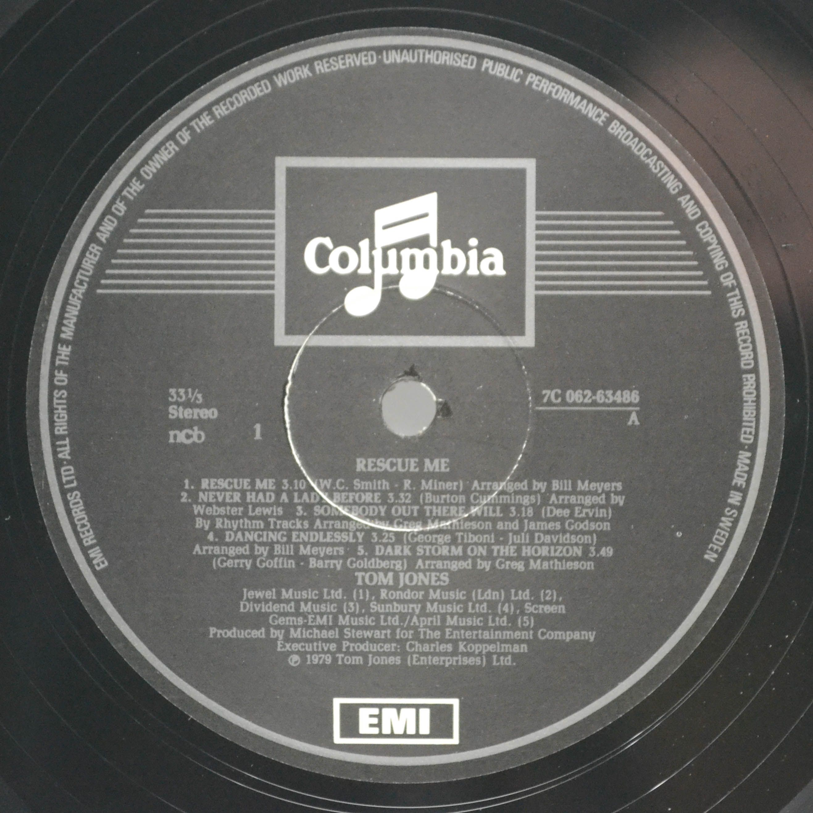 Tom Jones — Rescue Me, 1979