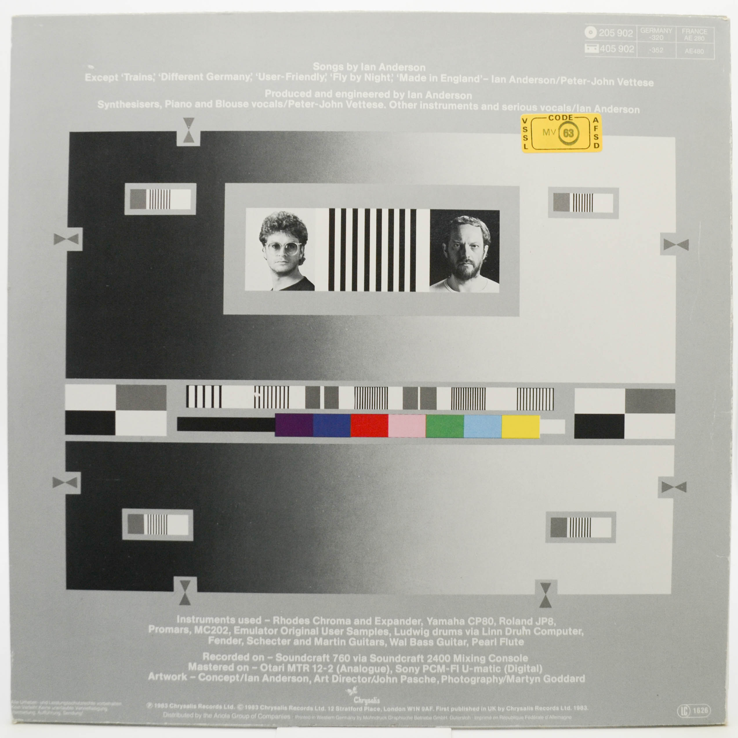 Ian Anderson — Walk Into Light, 1983