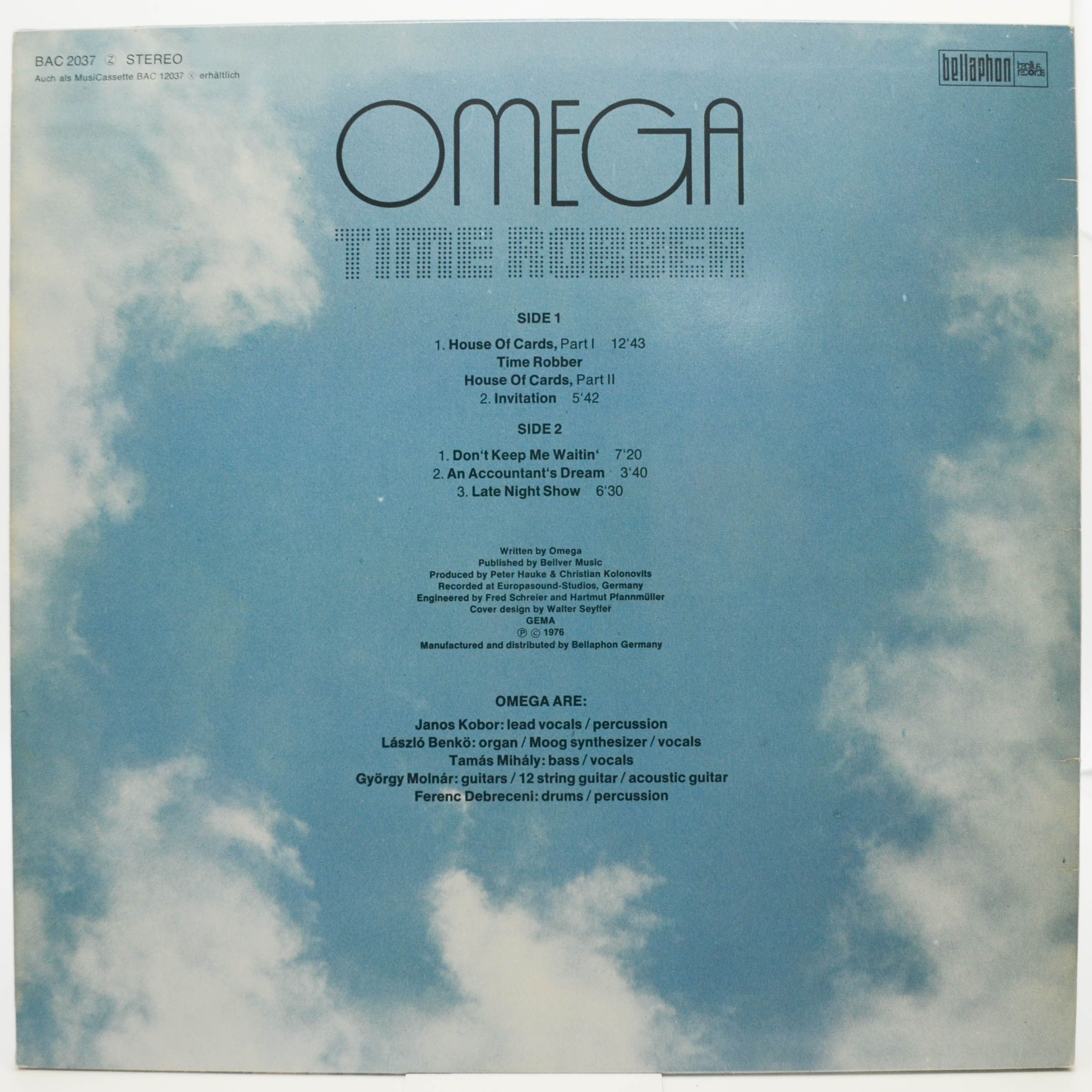 Omega — Time Robber, 1977