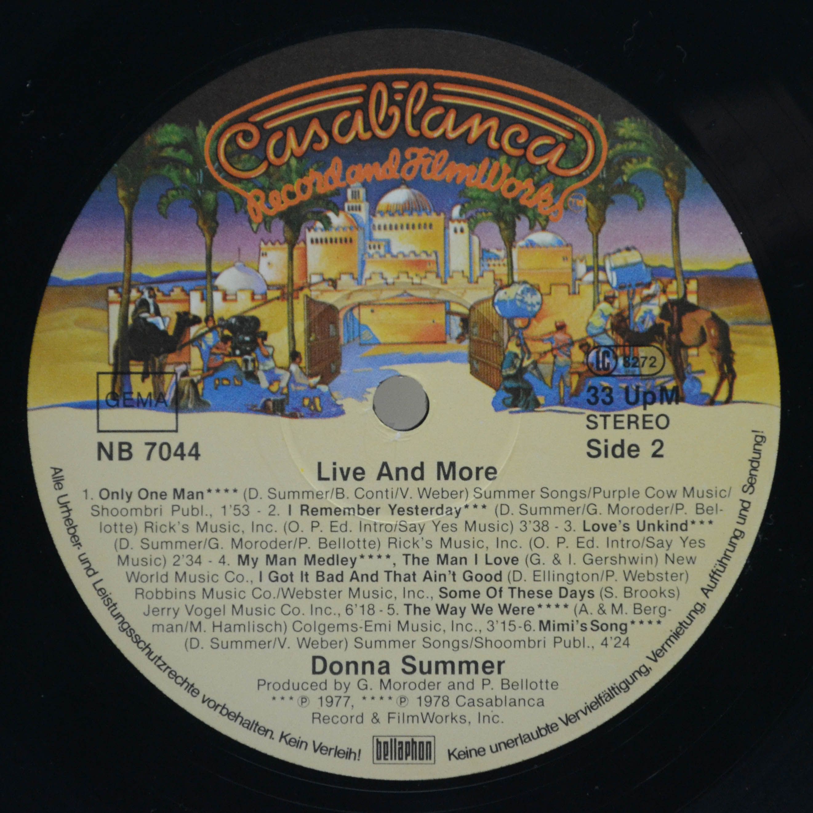 Donna Summer — Live And More (2LP), 1978