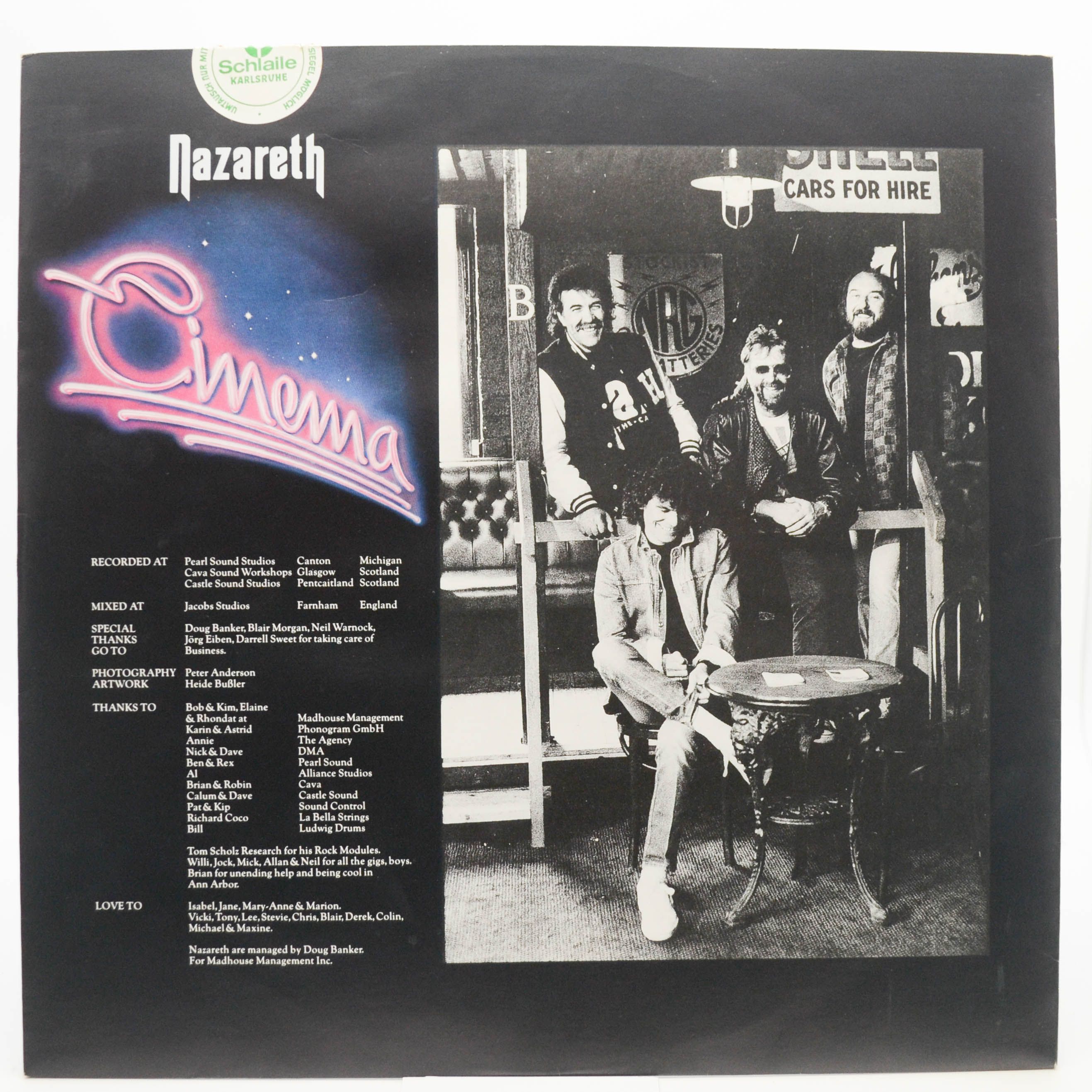 Nazareth — Cinema, 1986