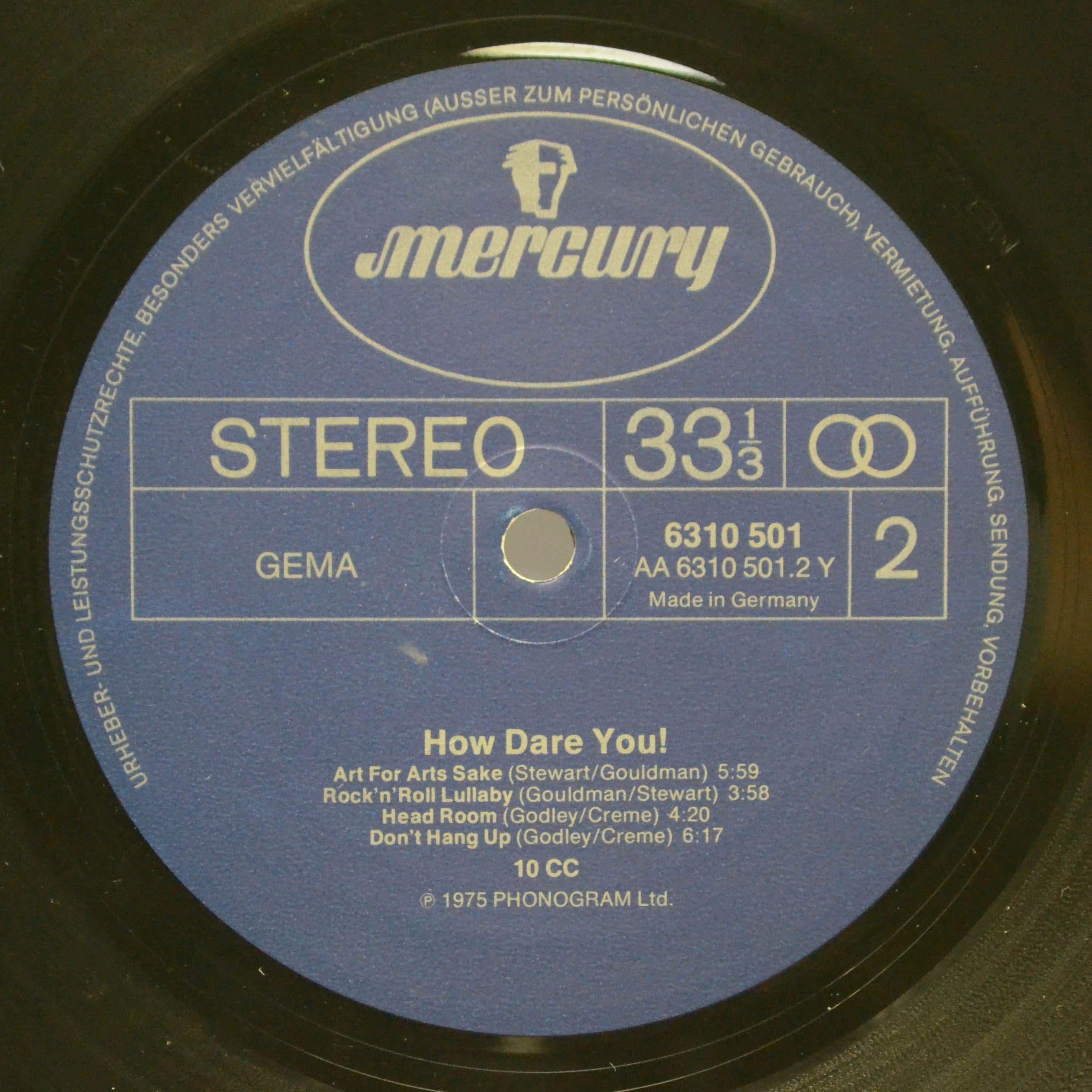 10cc — How Dare You!, 1976