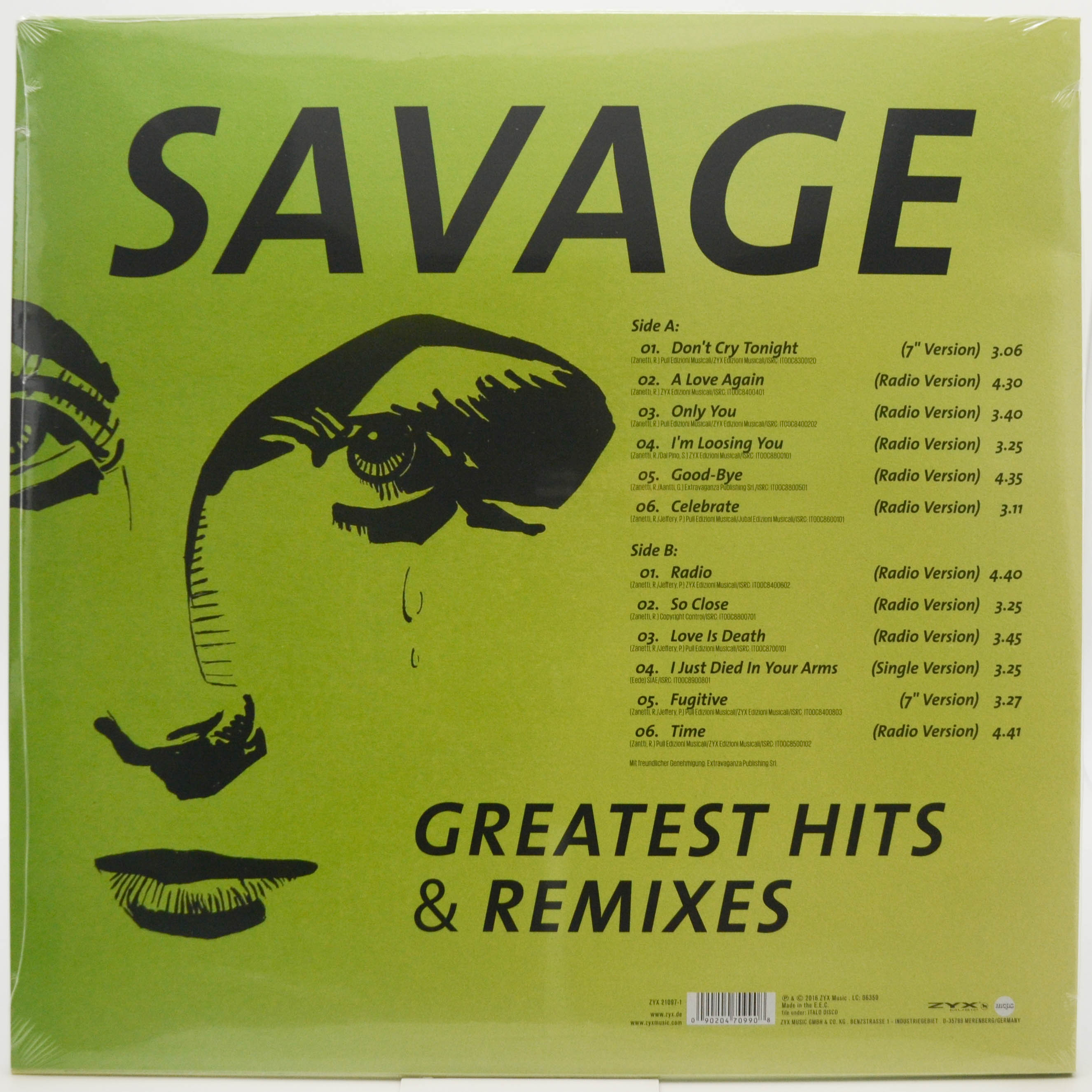 Savage — Greatest Hits & Remixes, 2016