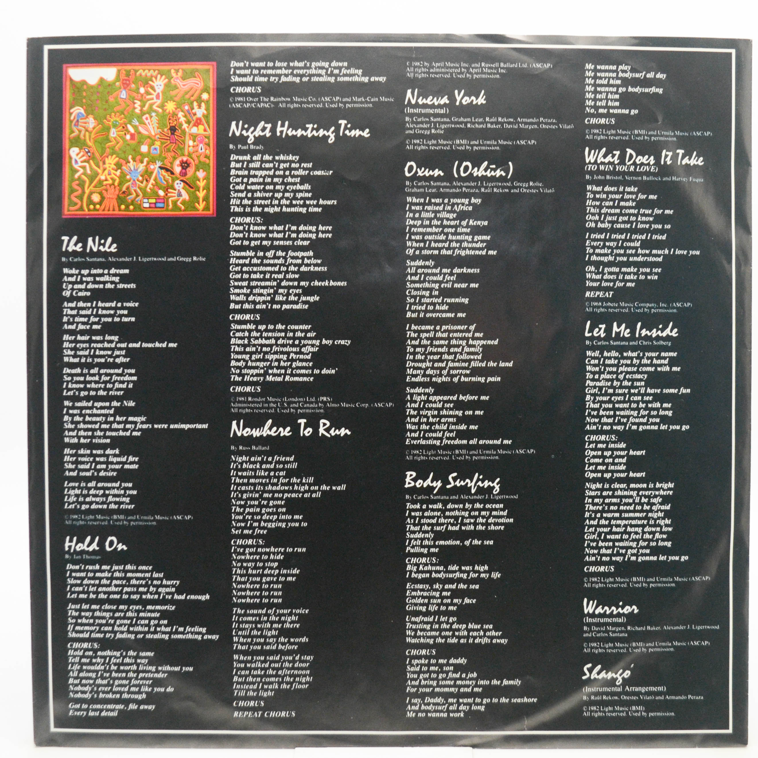 Santana — Shango, 1982